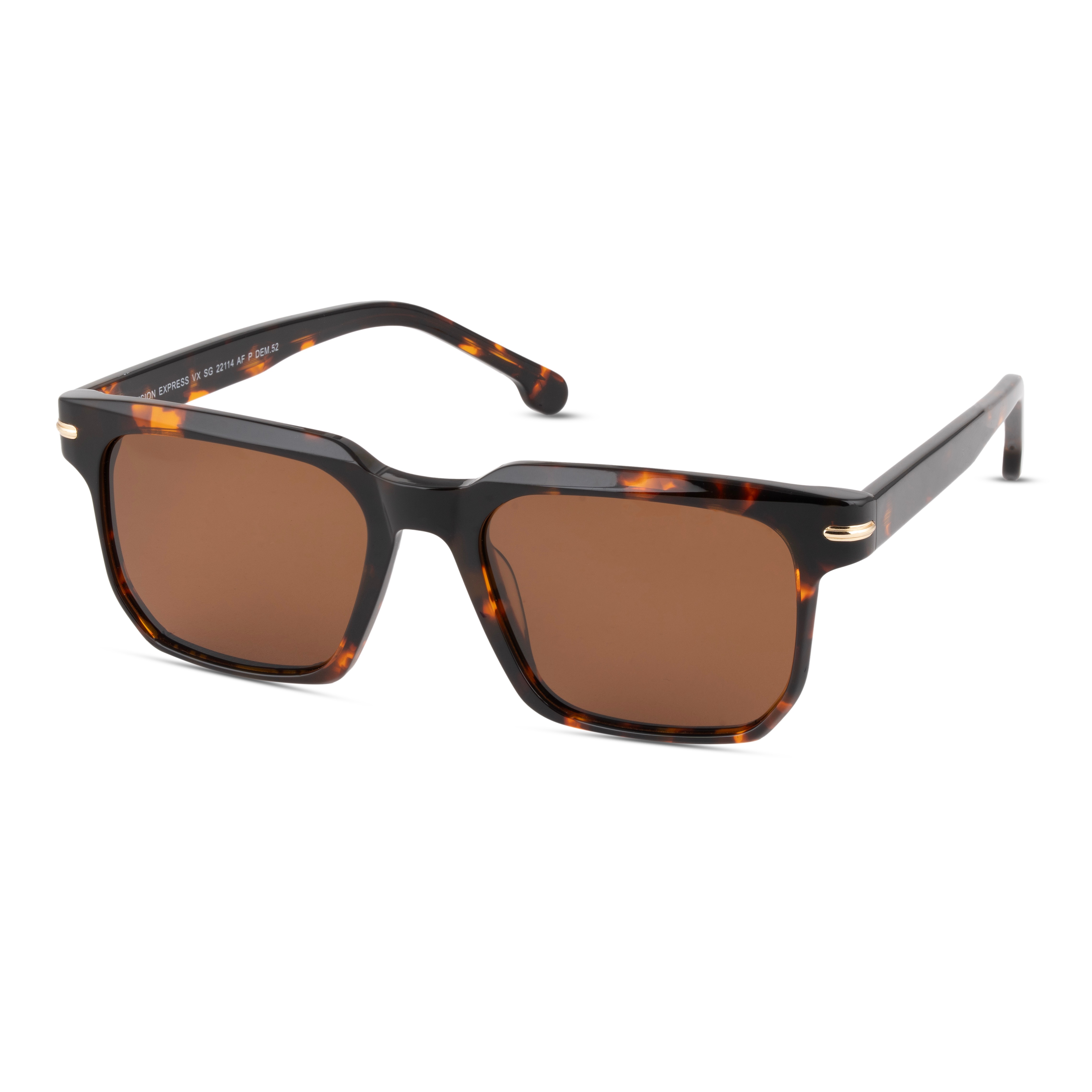 Brown Rectangle Sunglasses for Men