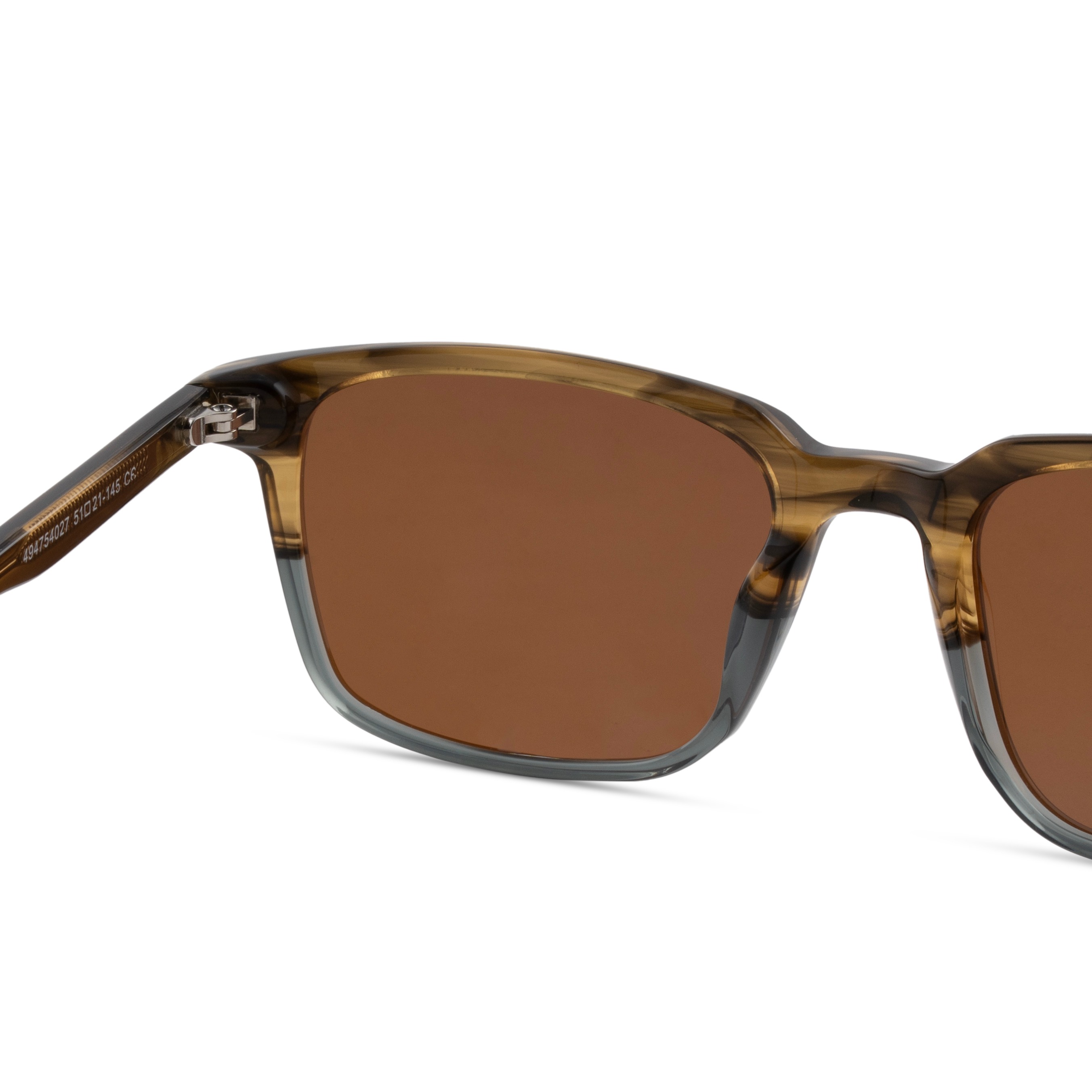 Brown Rectangle Sunglasses for Women