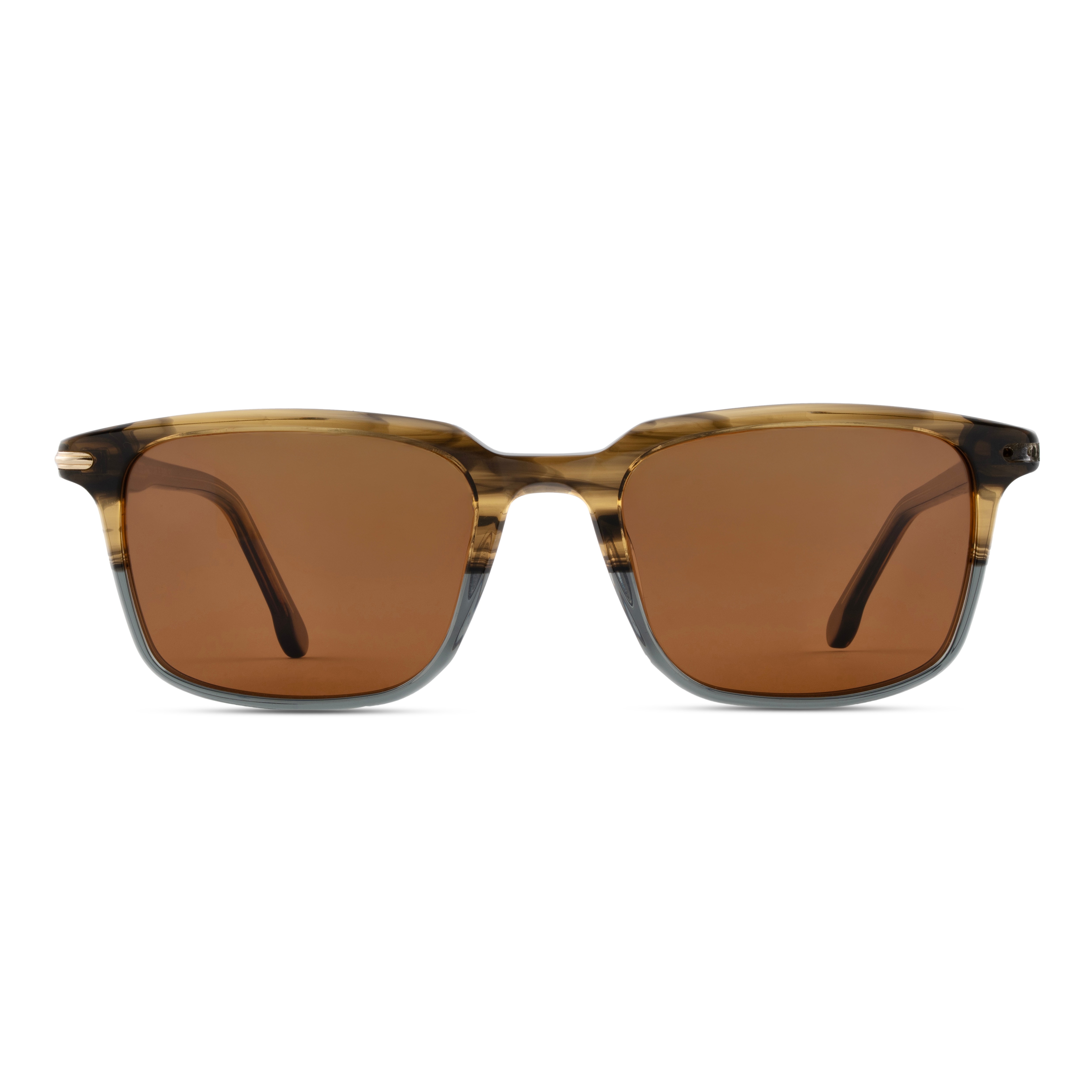 Brown Rectangle Sunglasses for Women