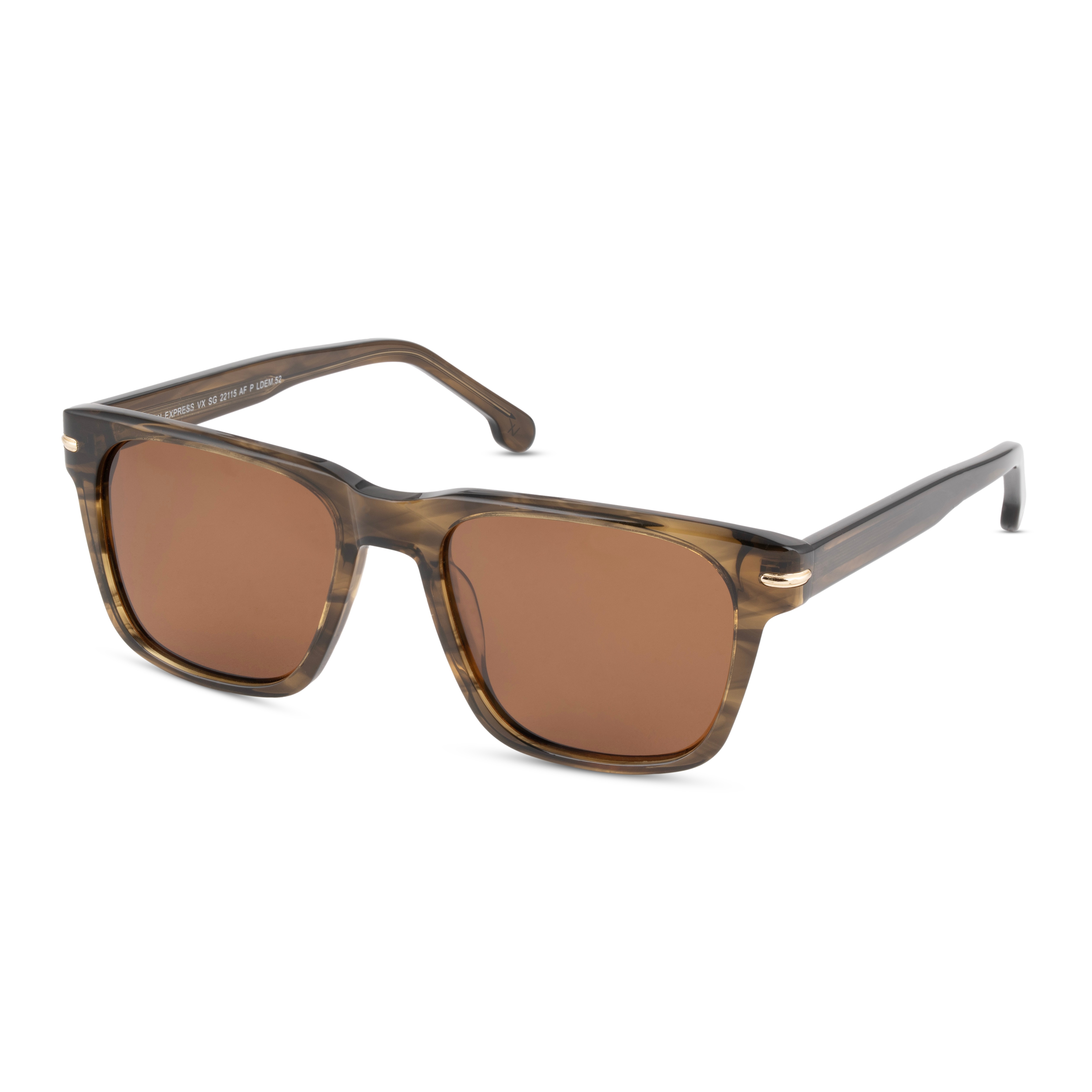 Brown Rectangle Sunglasses for Men