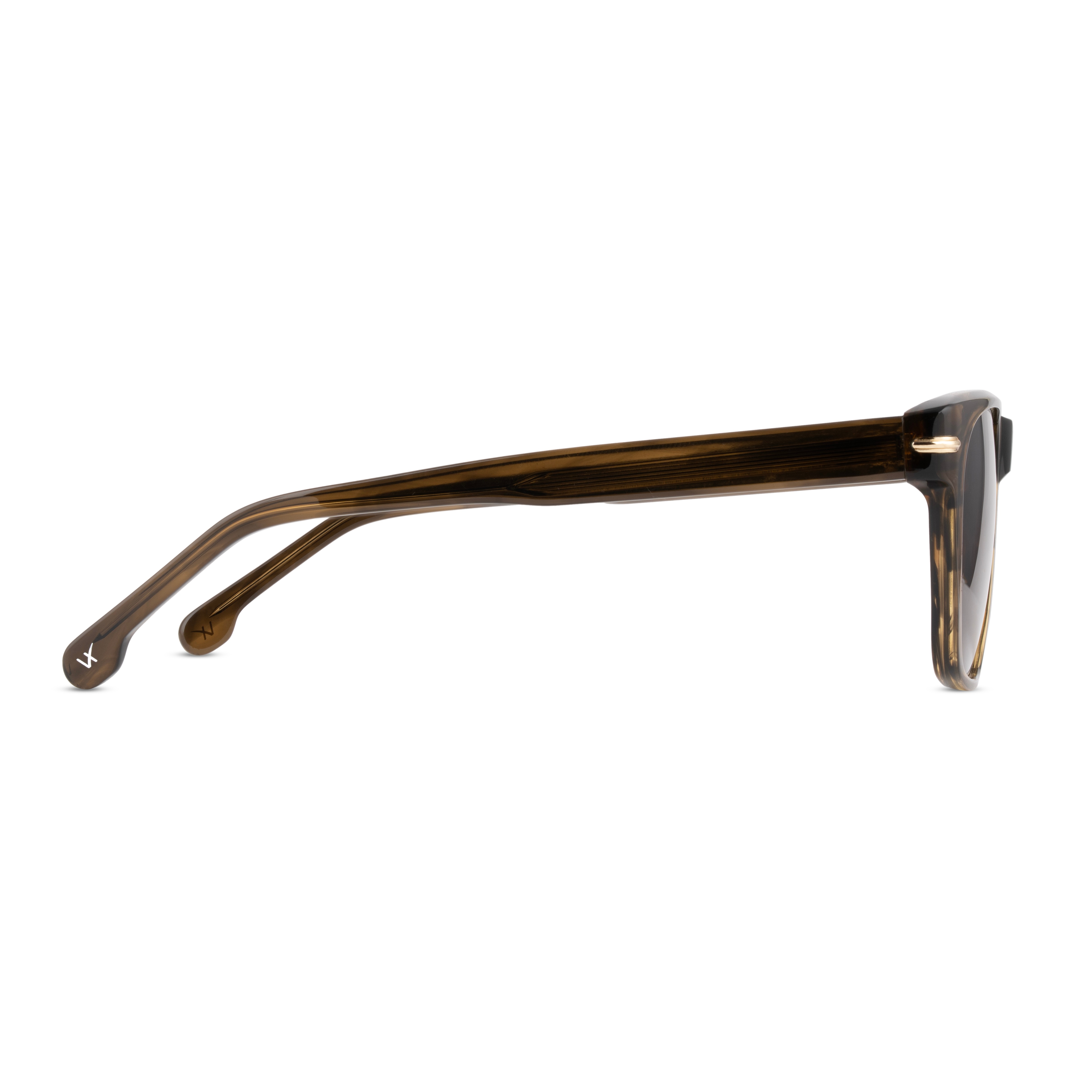 Brown Rectangle Sunglasses for Men