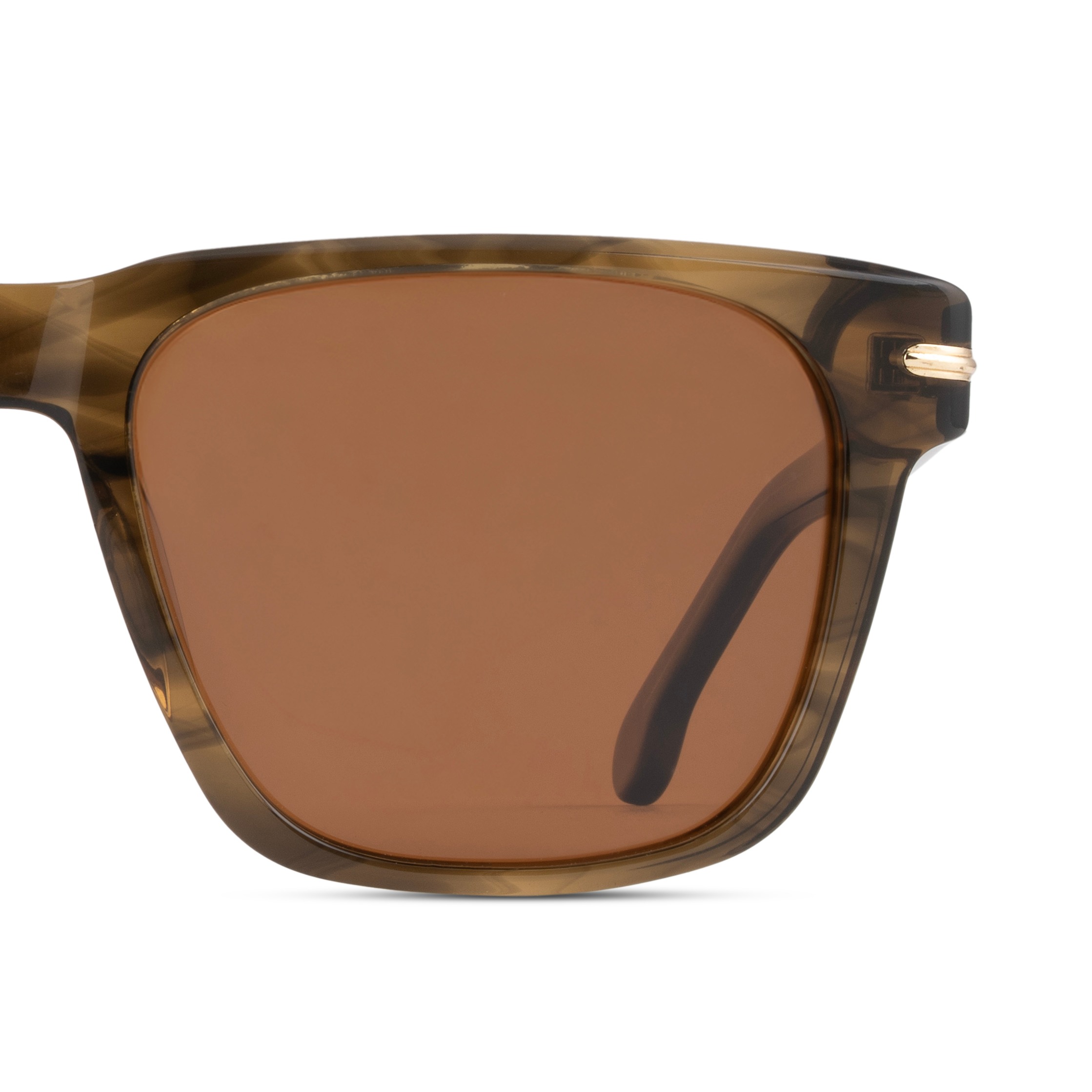 Brown Rectangle Sunglasses for Men