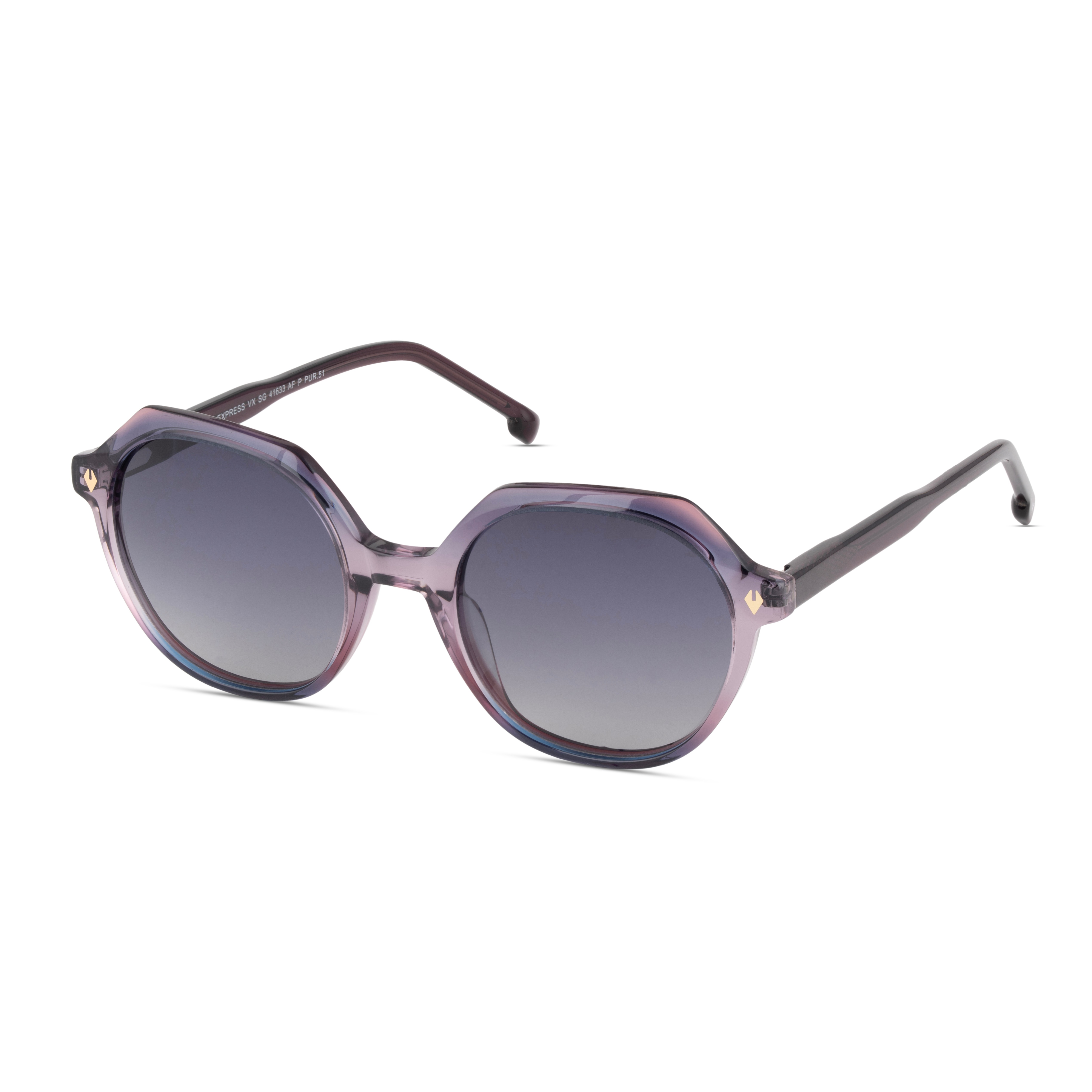 Purple Rectangle Sunglasses for Women