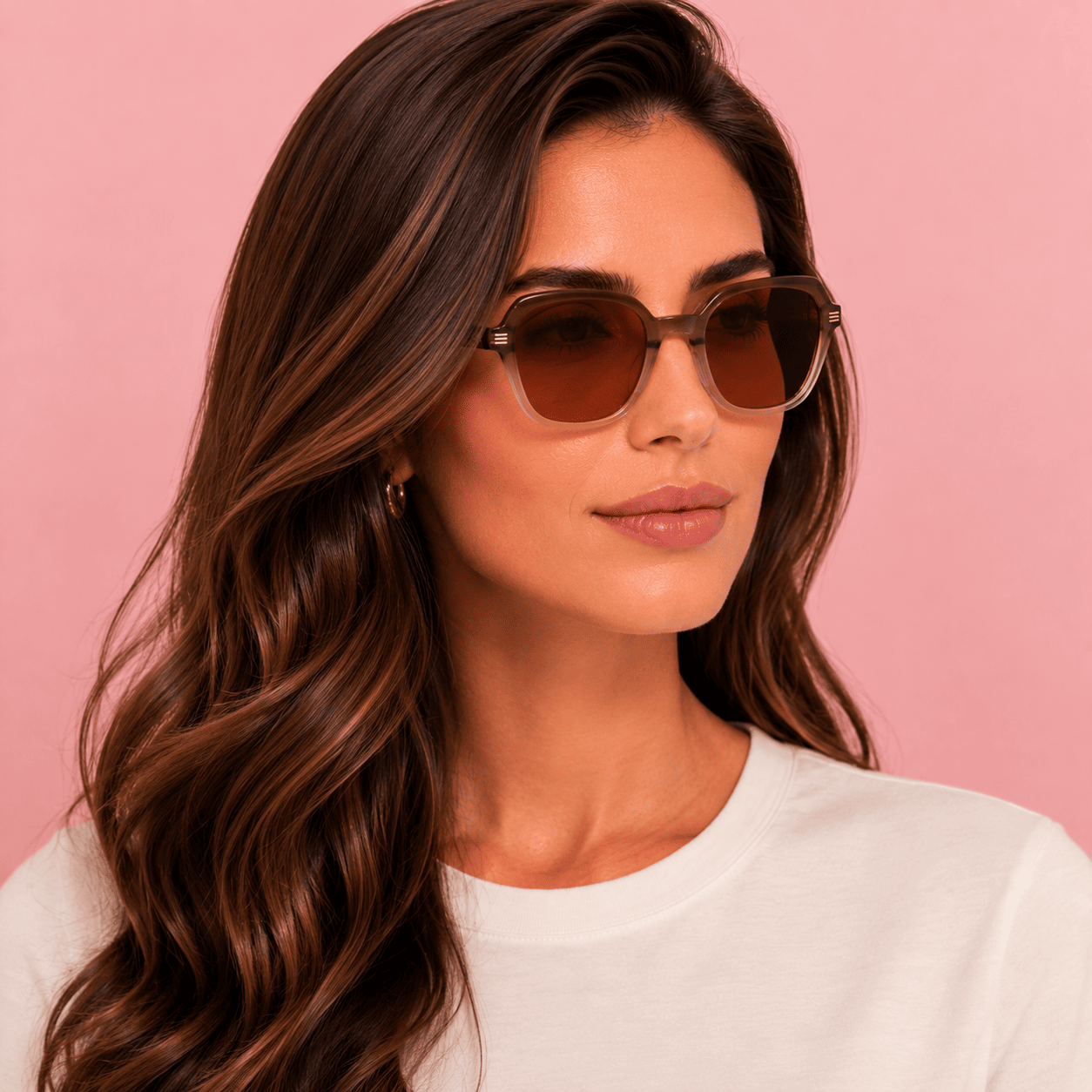 Brown Cat Eye Sunglasses for Women