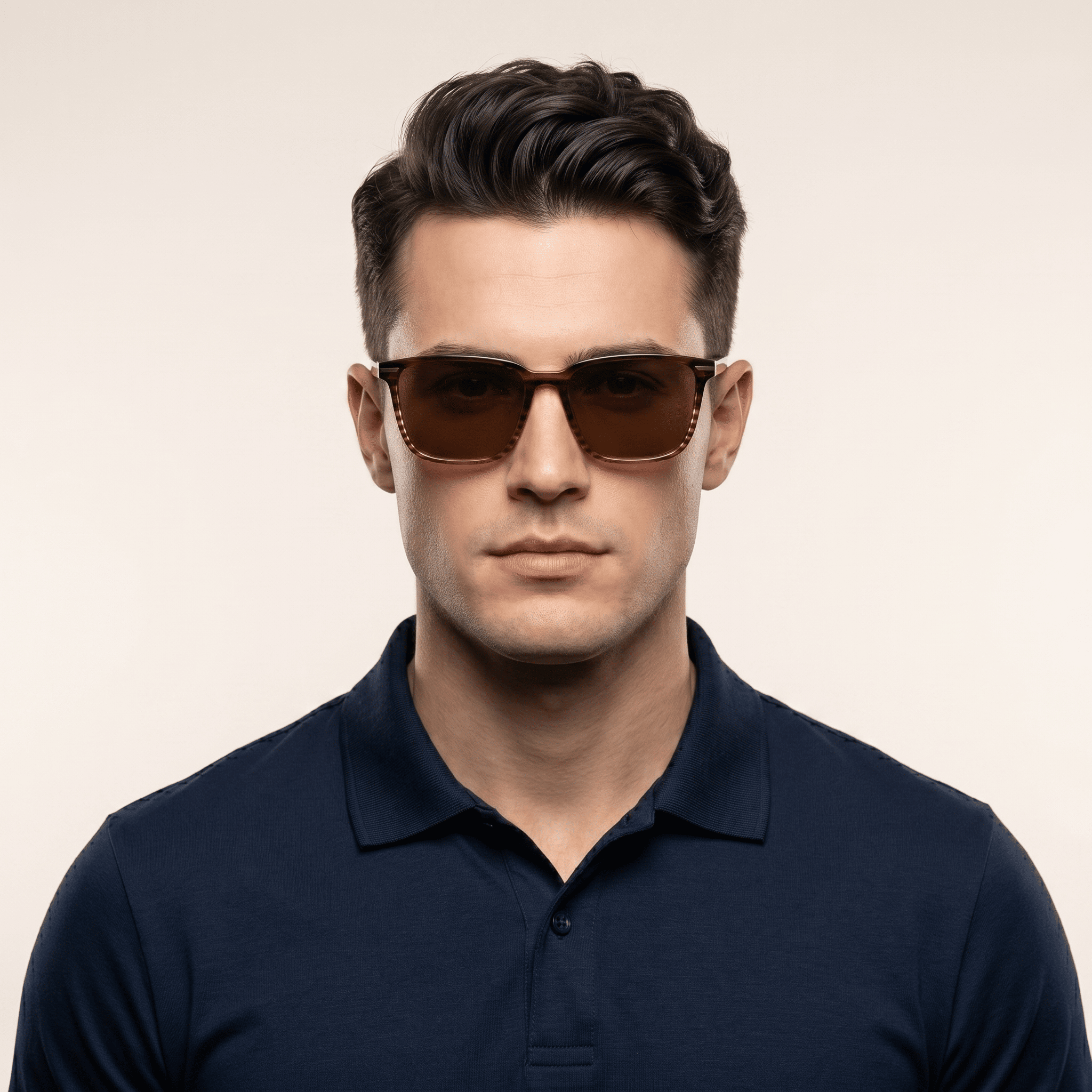 Brown Cat Eye Sunglasses for Men
