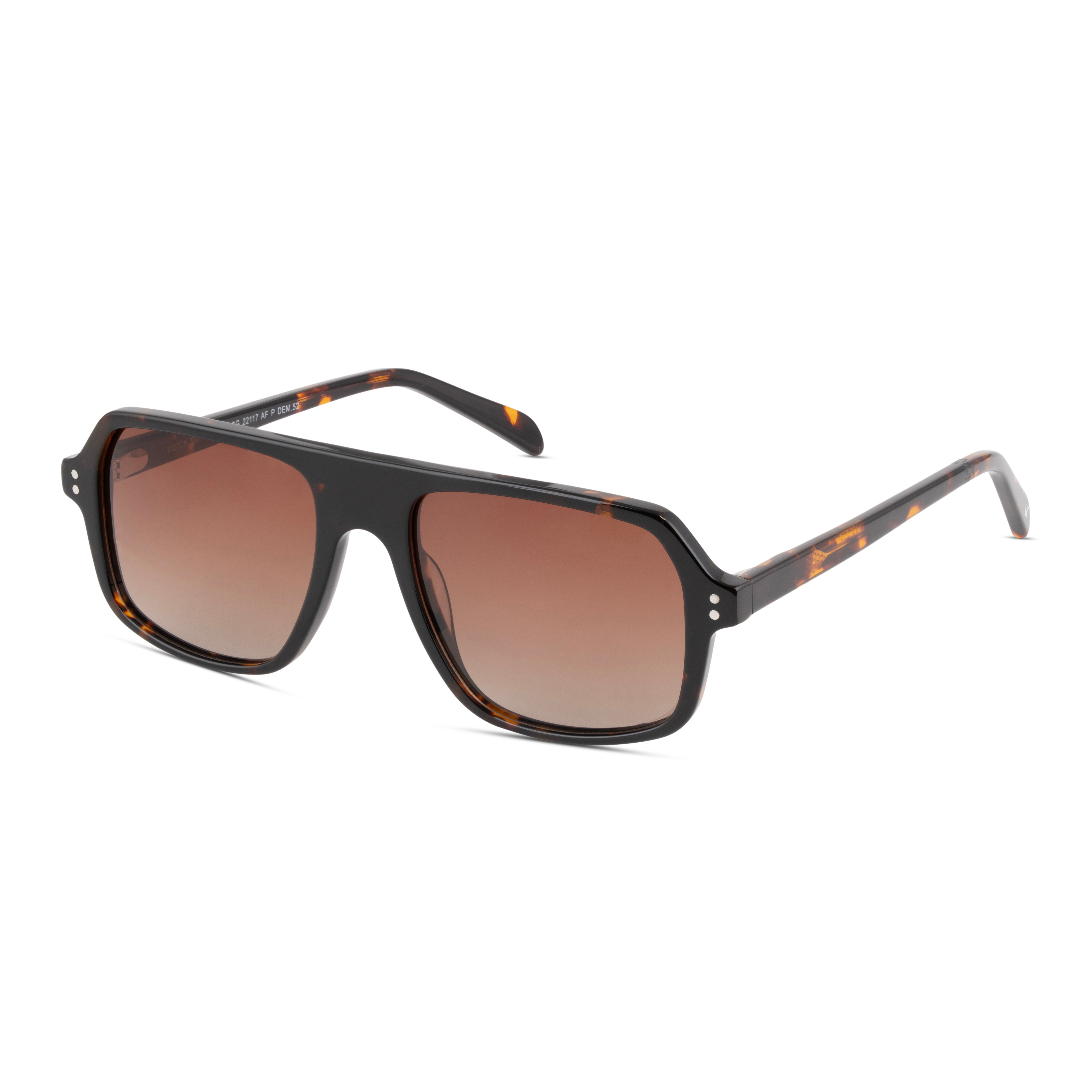 Brown Rectangle Sunglasses for Men