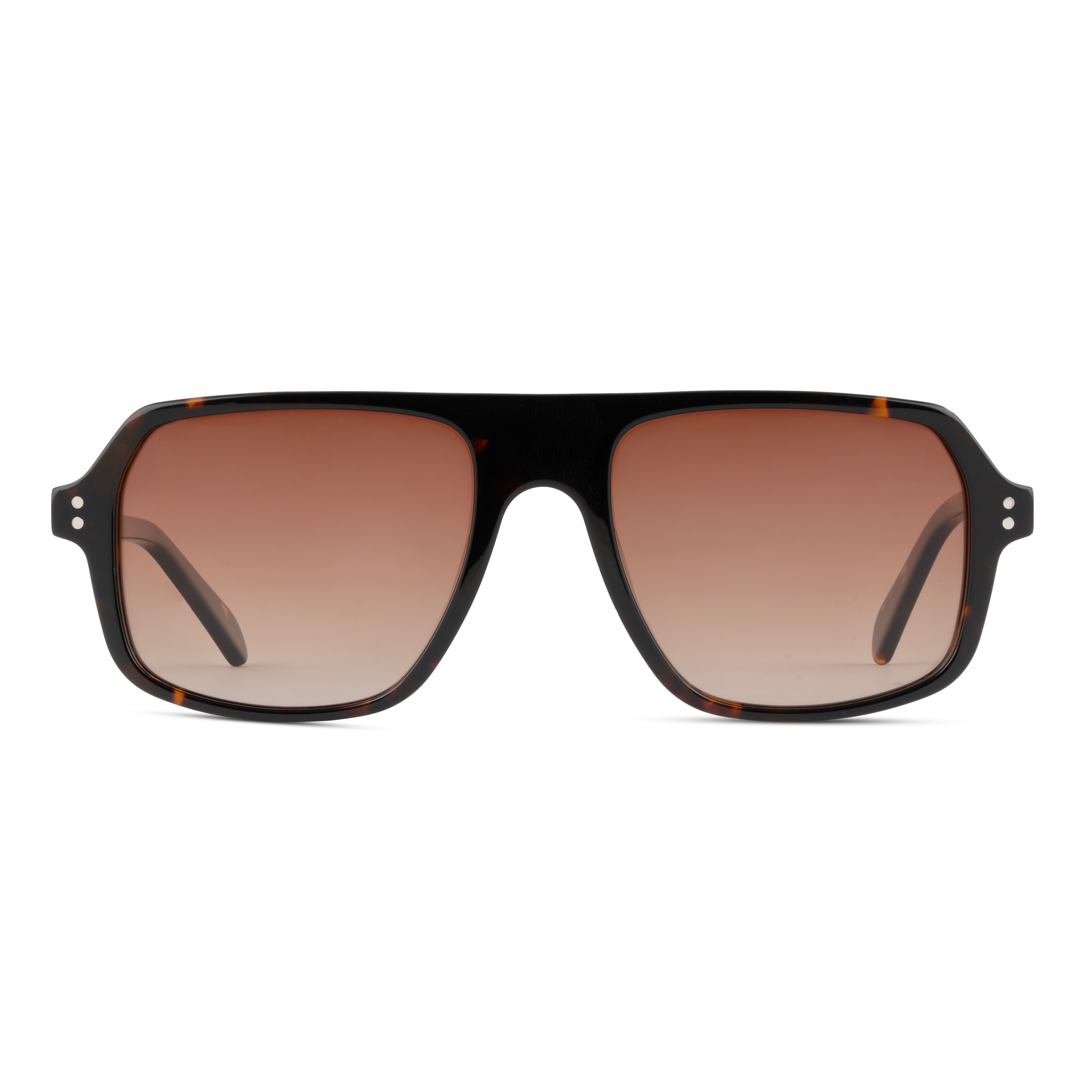 Brown Rectangle Sunglasses for Men