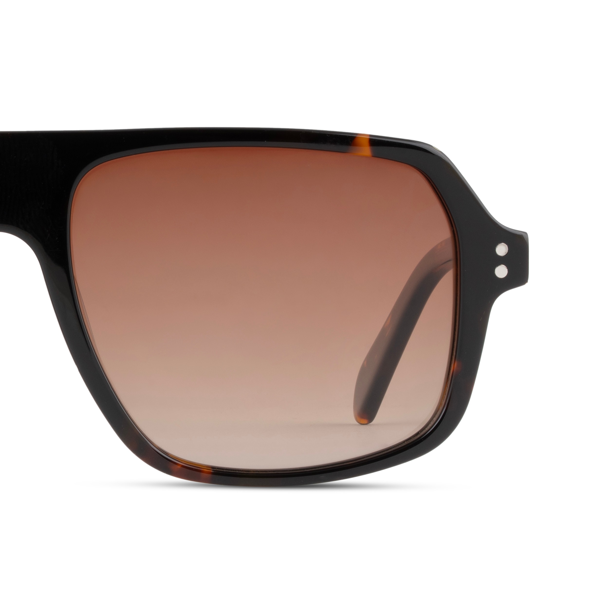 Brown Rectangle Sunglasses for Men