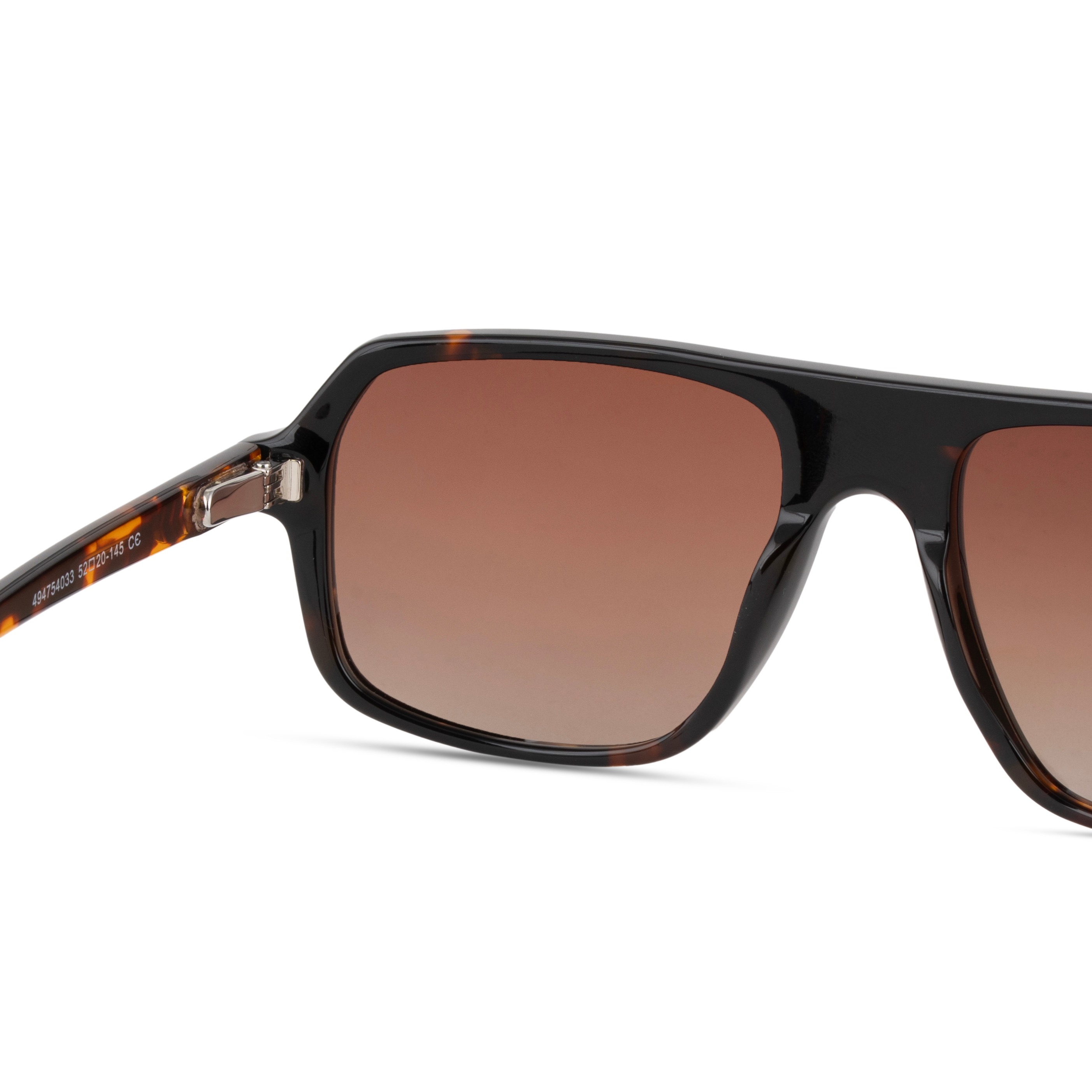 Brown Rectangle Sunglasses for Men