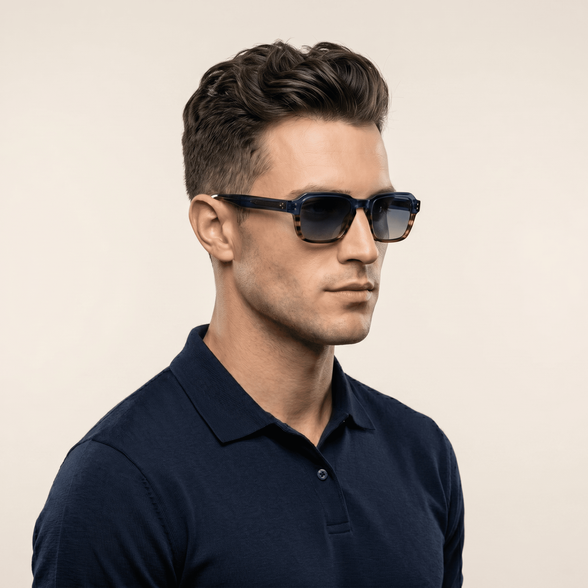 Blue Aviator Sunglasses for Men