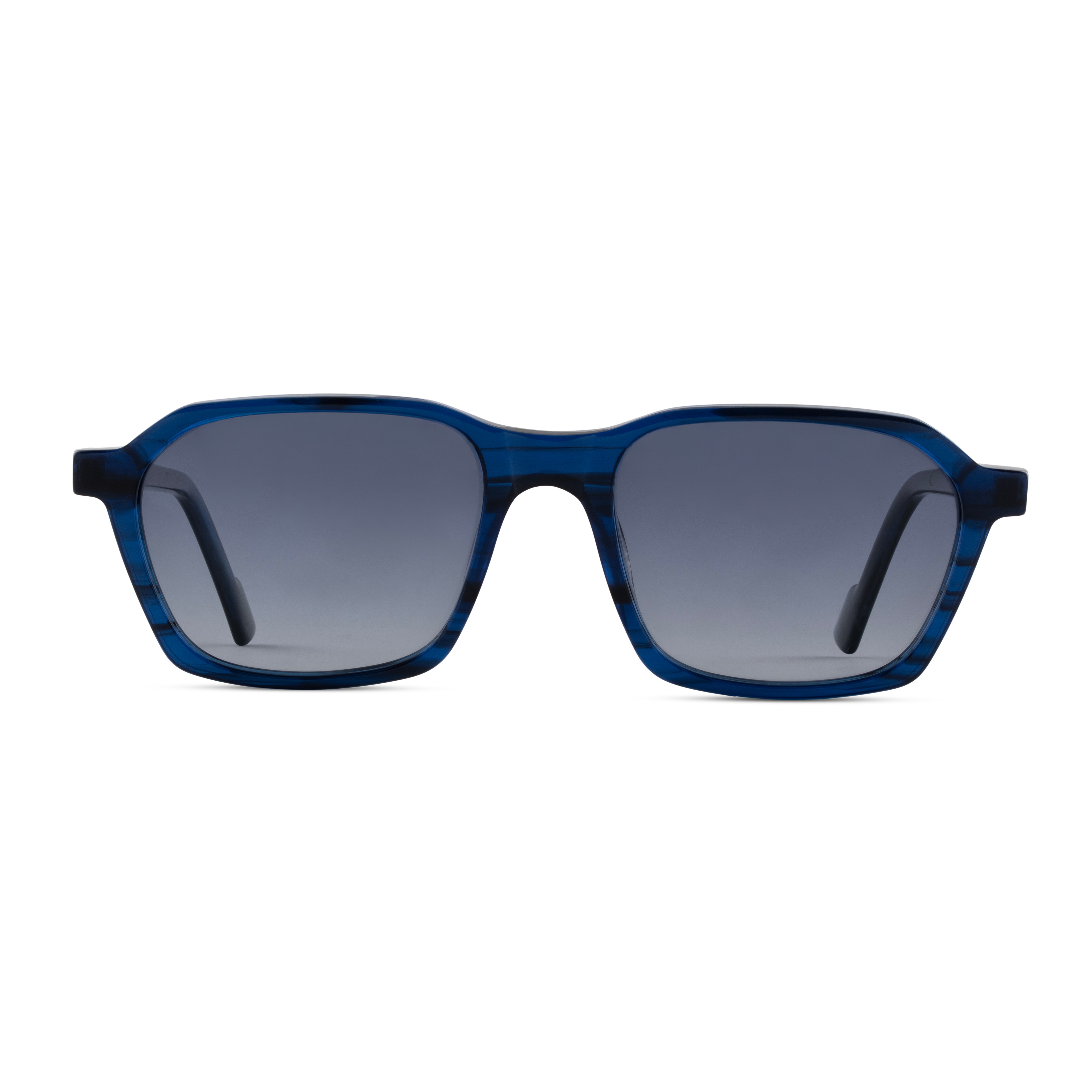 Blue Round Sunglasses for Men