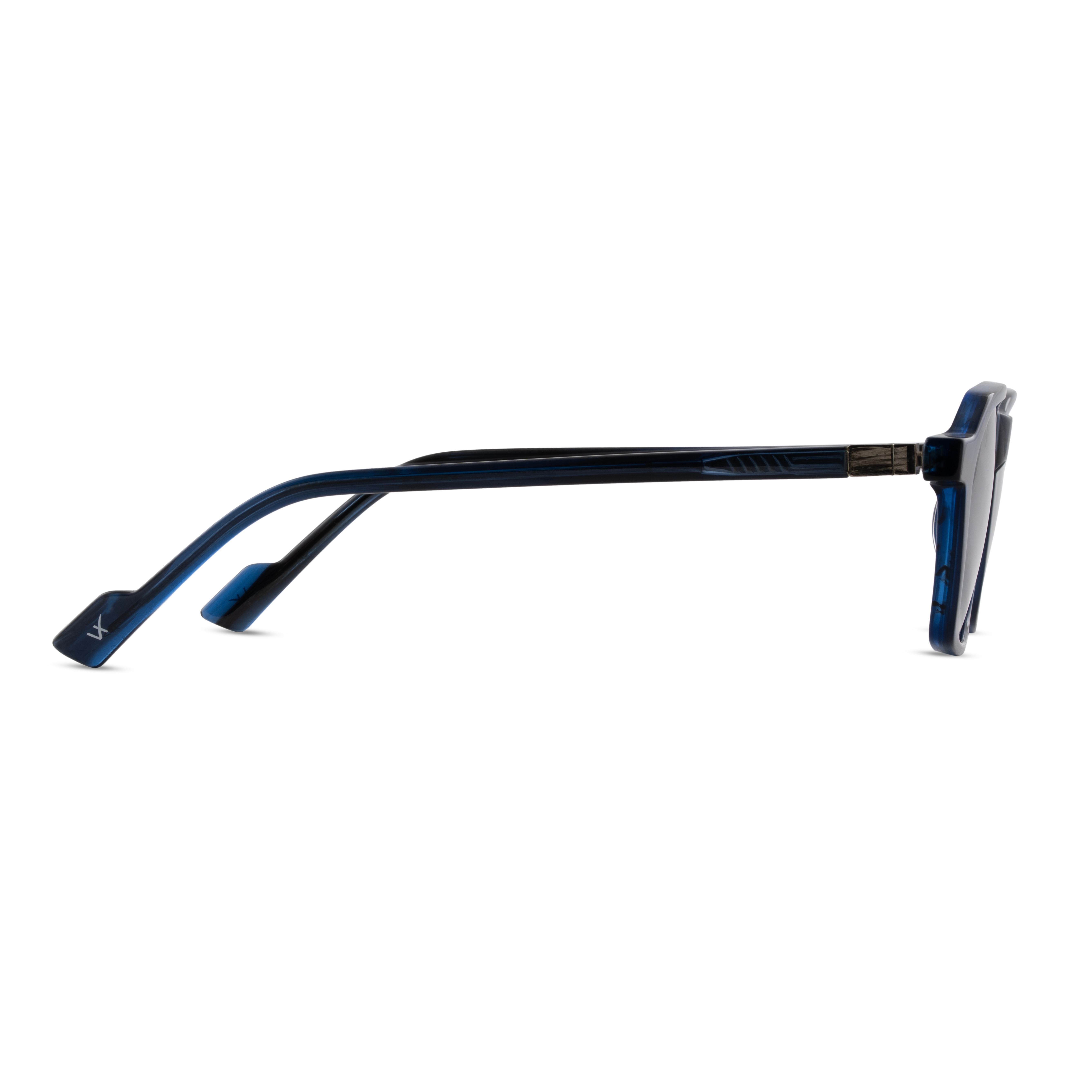Blue Round Sunglasses for Men