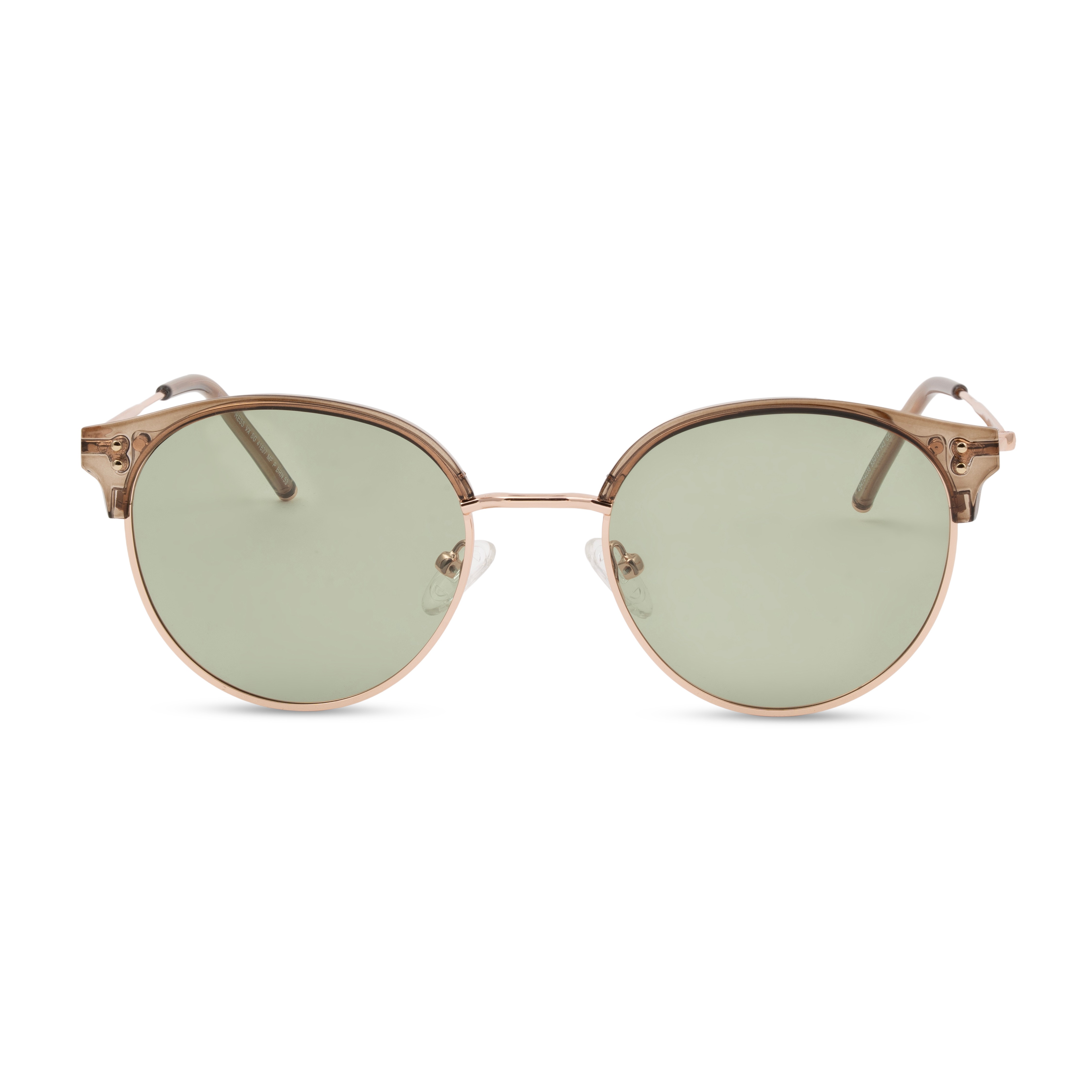 Brown Oval Sunglasses for Women