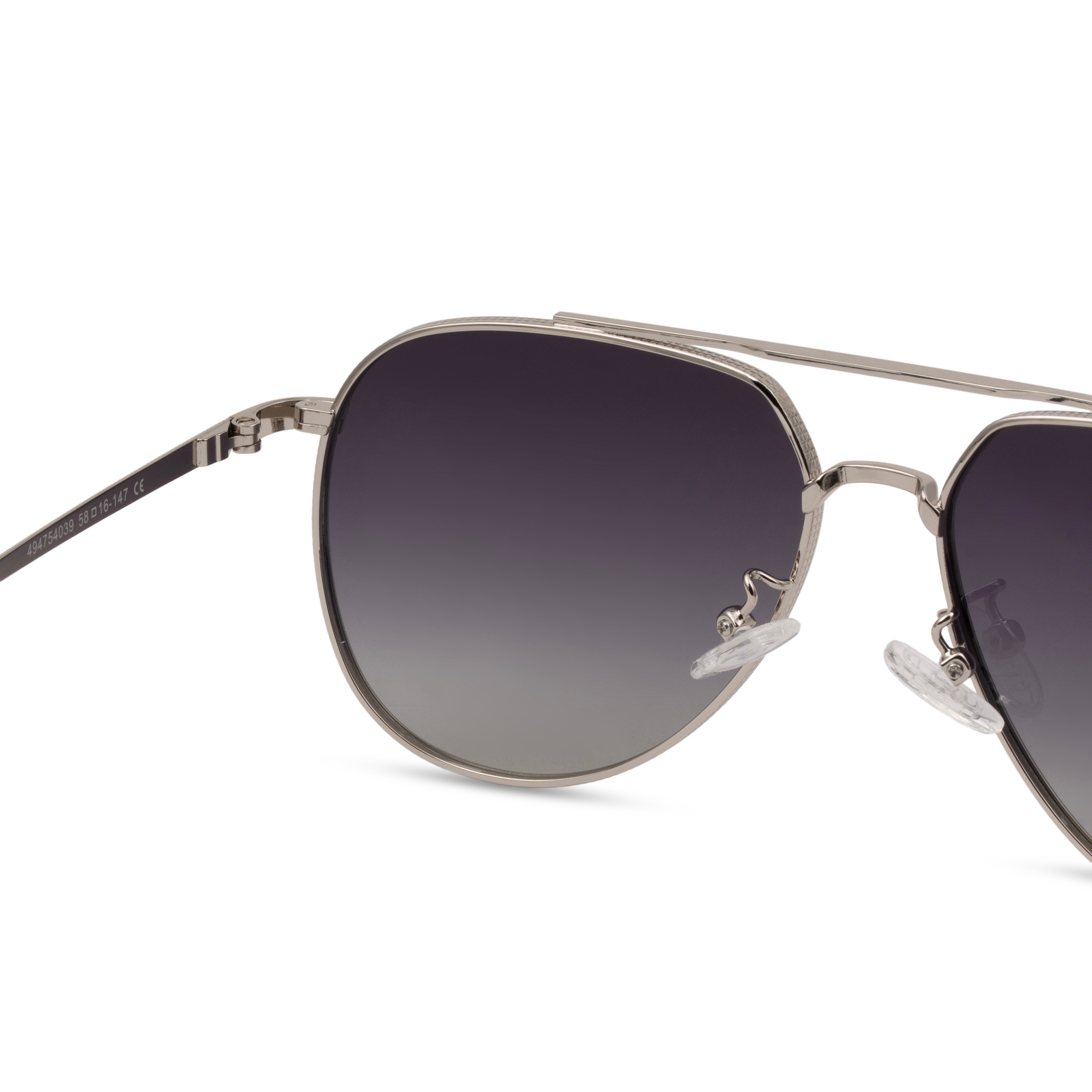 Silver ClubMaster Sunglasses for Men