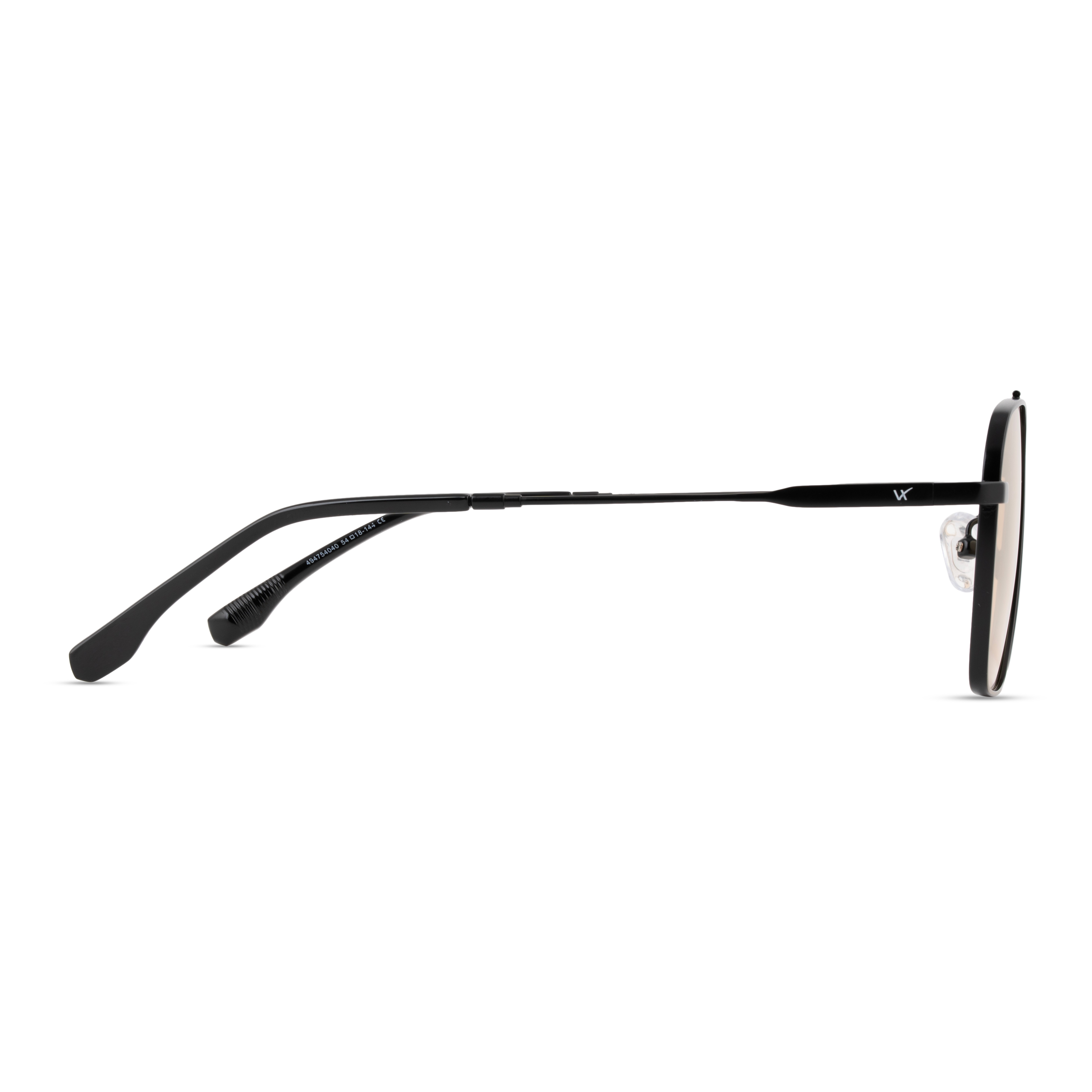 Black Aviator Sunglasses for Men
