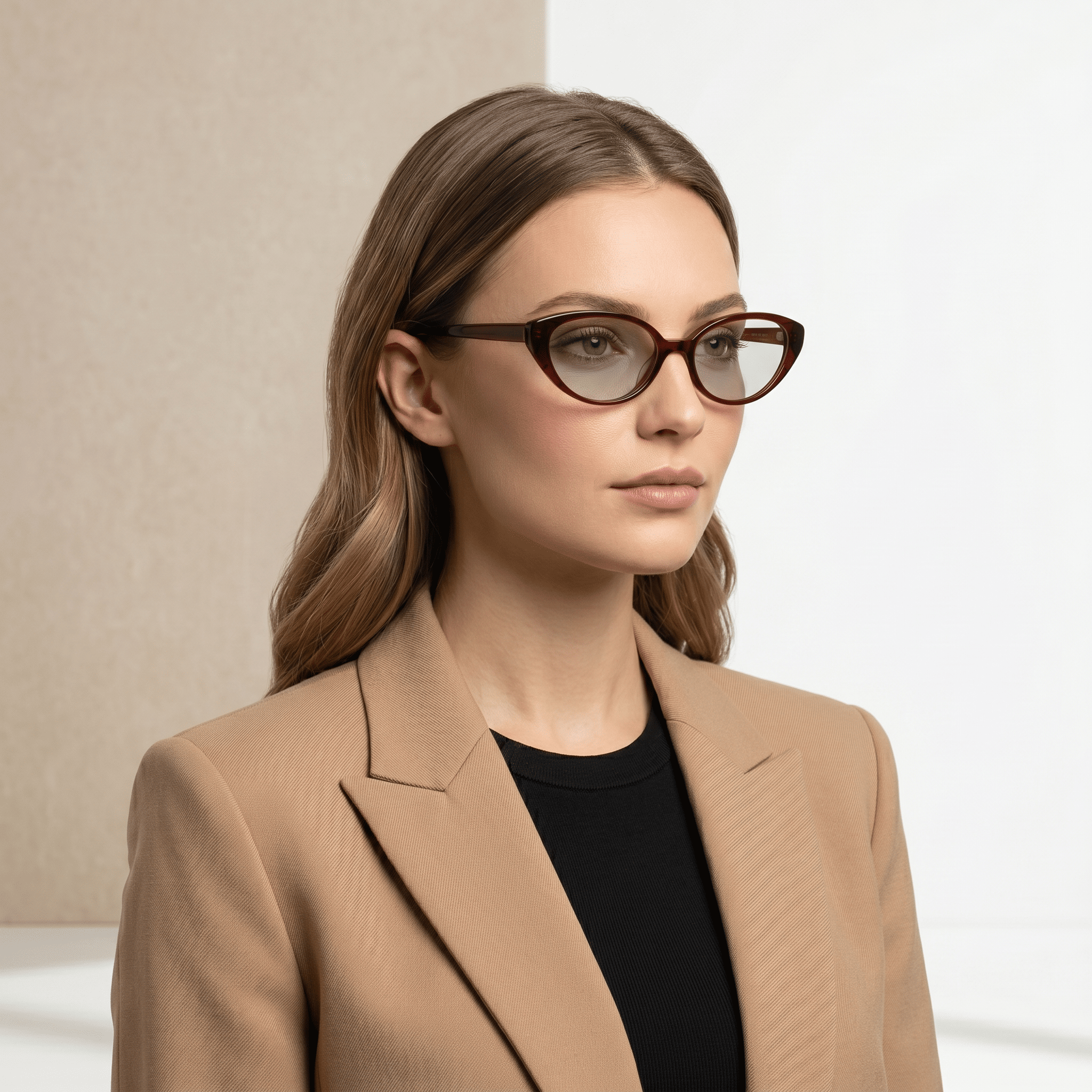 Red Oval Sunglasses for Women