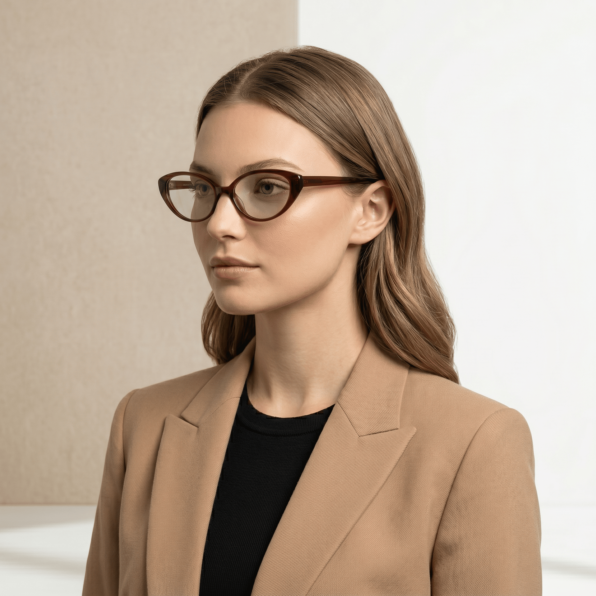 Red Oval Sunglasses for Women