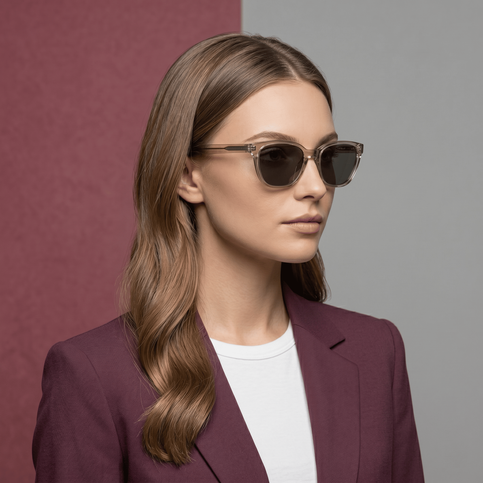 Green Cat Eye Sunglasses for Women