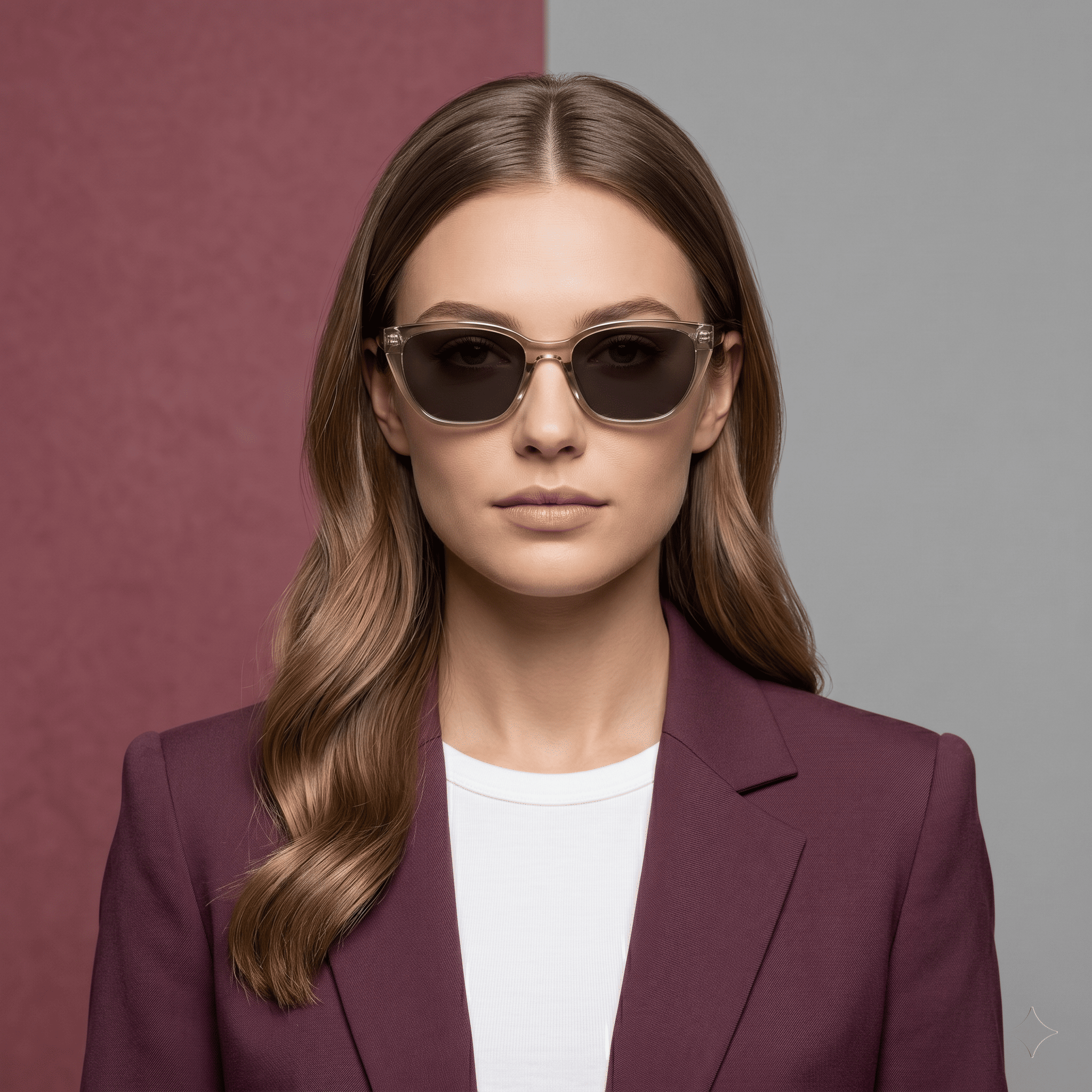 Green Cat Eye Sunglasses for Women