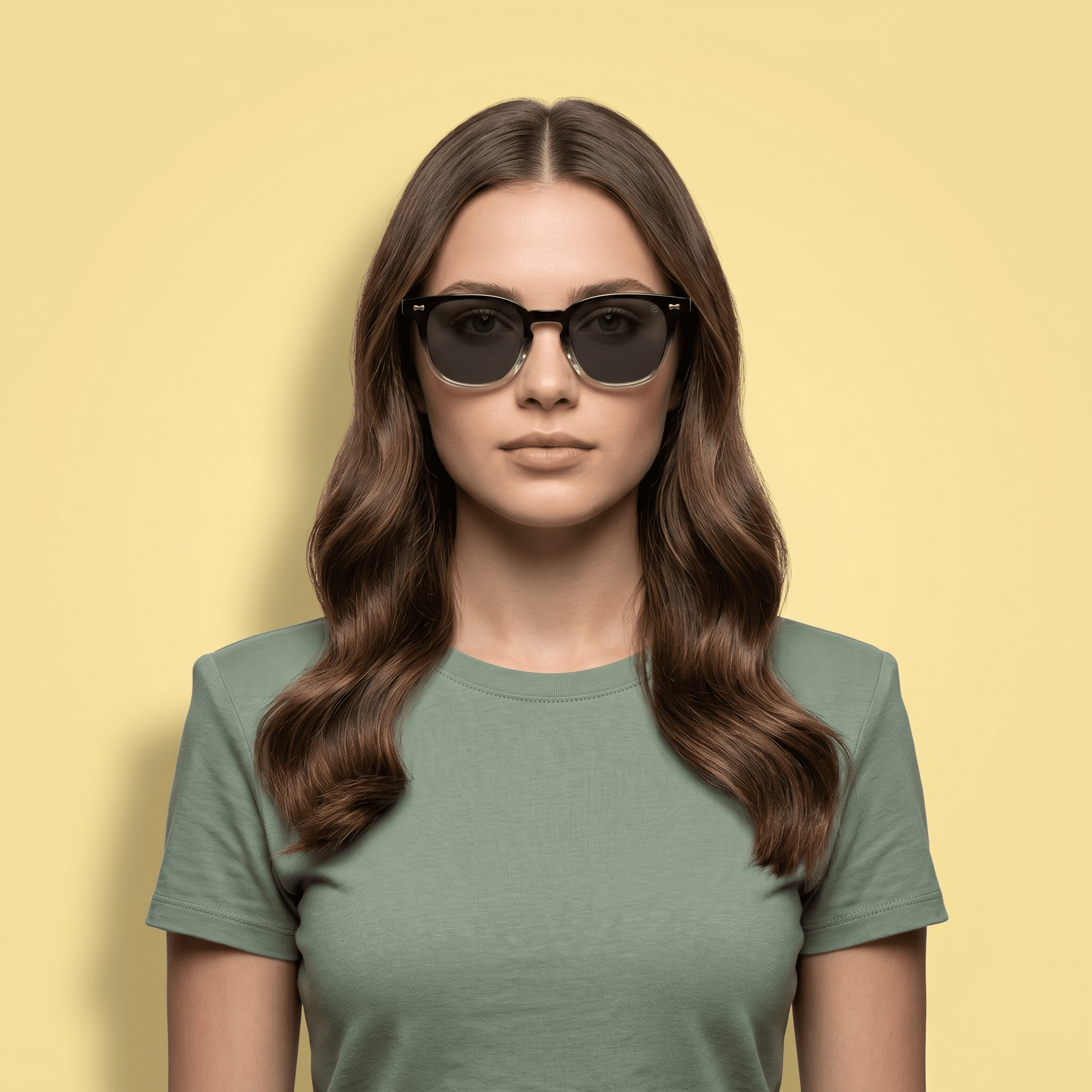 Black Square Sunglasses for Women