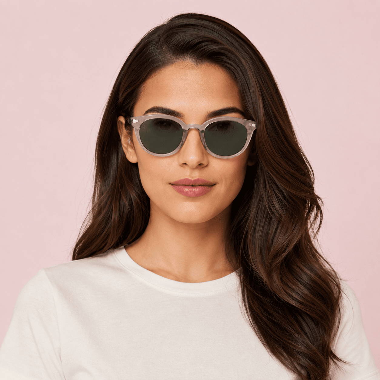 Grey Aviator Sunglasses for Women