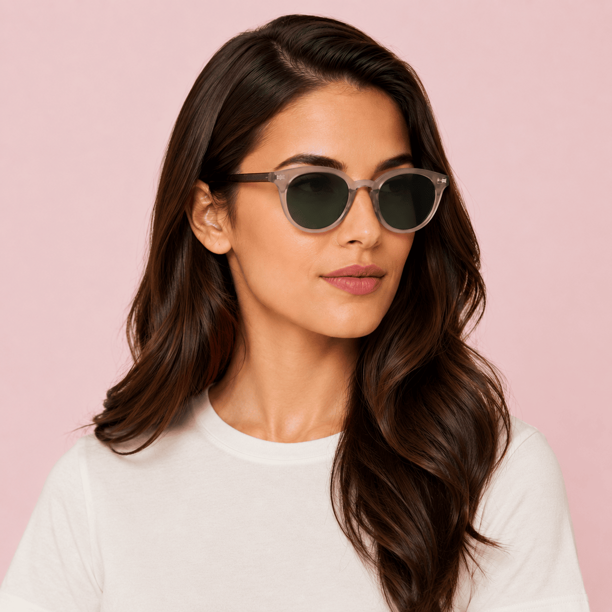 Grey Aviator Sunglasses for Women