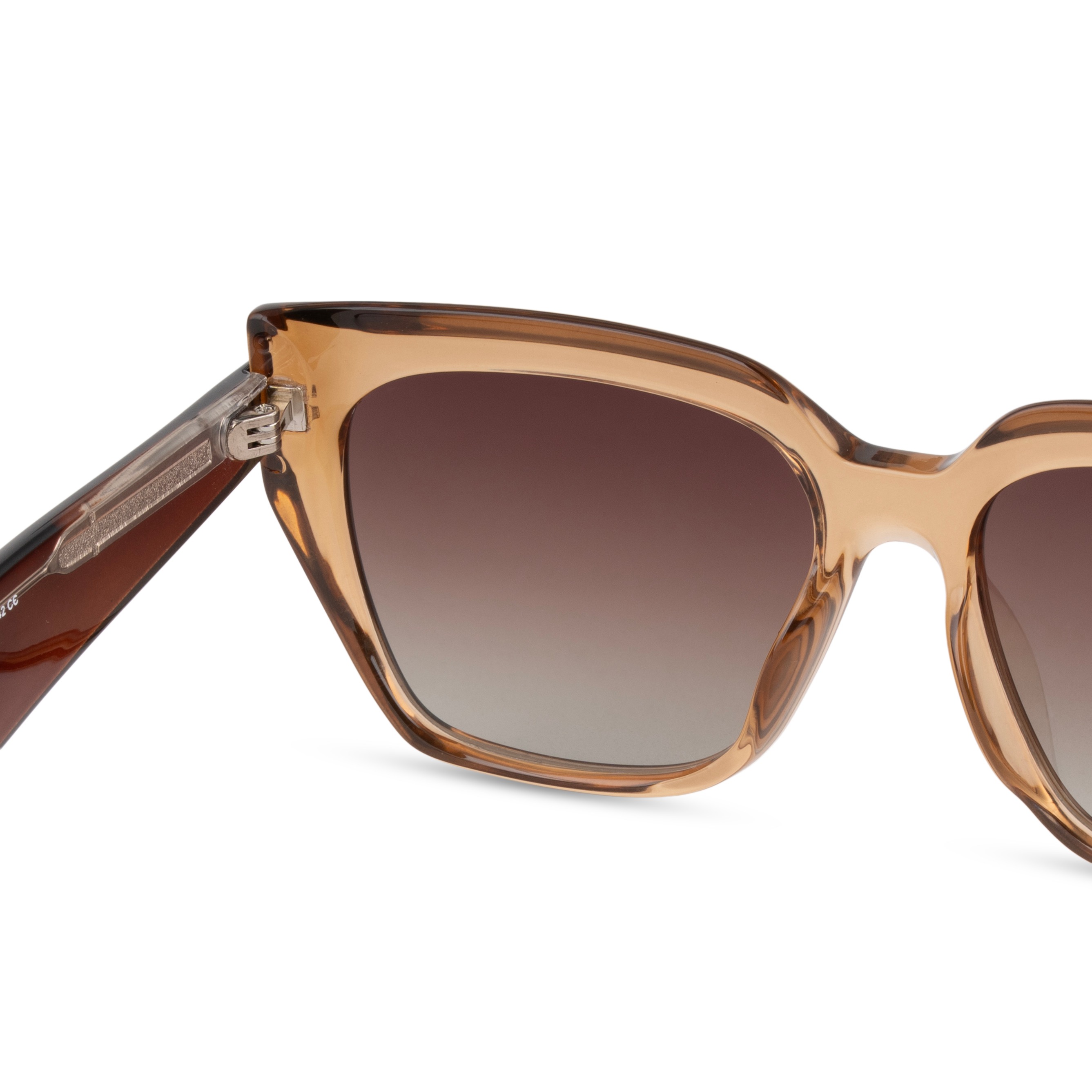 Brown Oval Sunglasses for Women