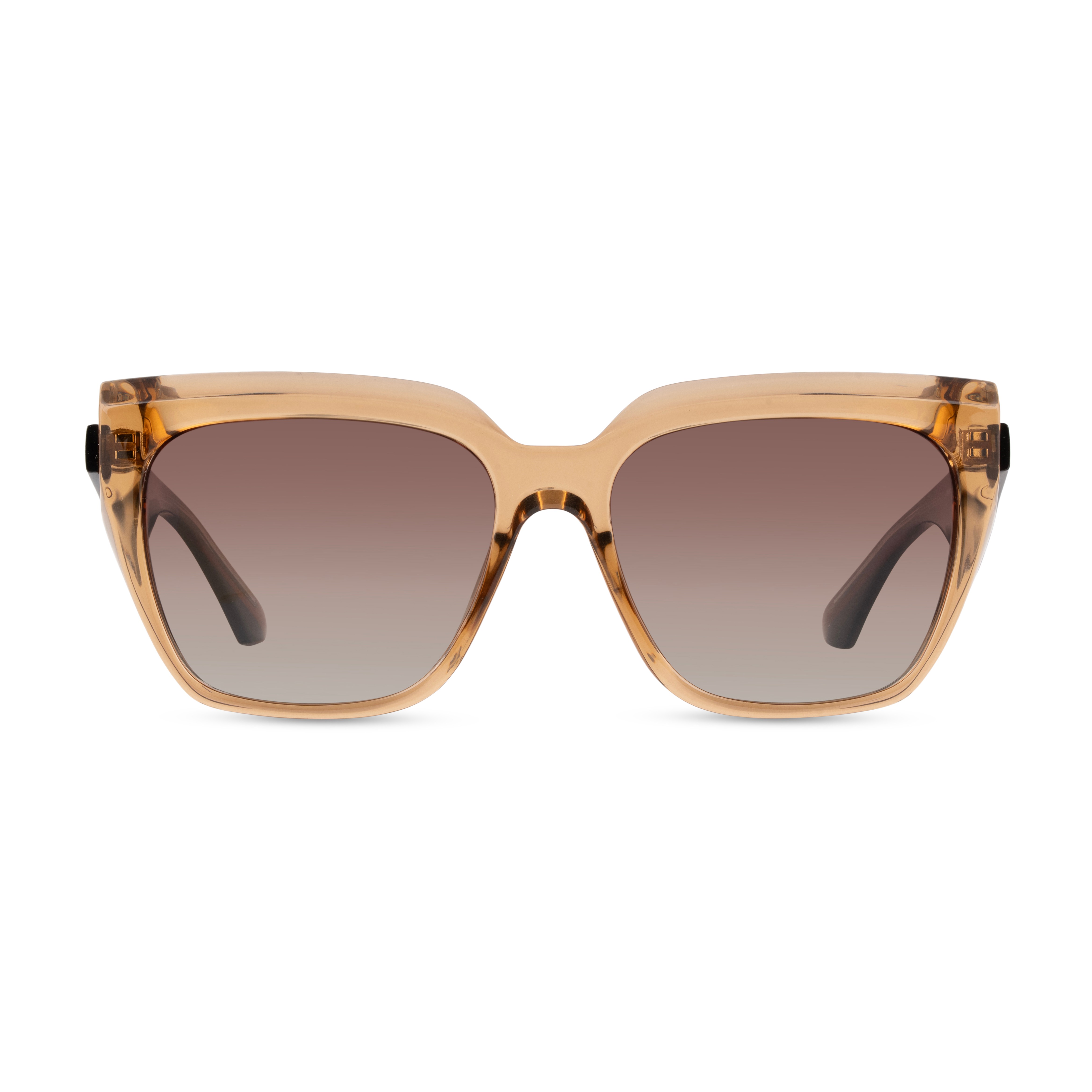 Brown Oval Sunglasses for Women
