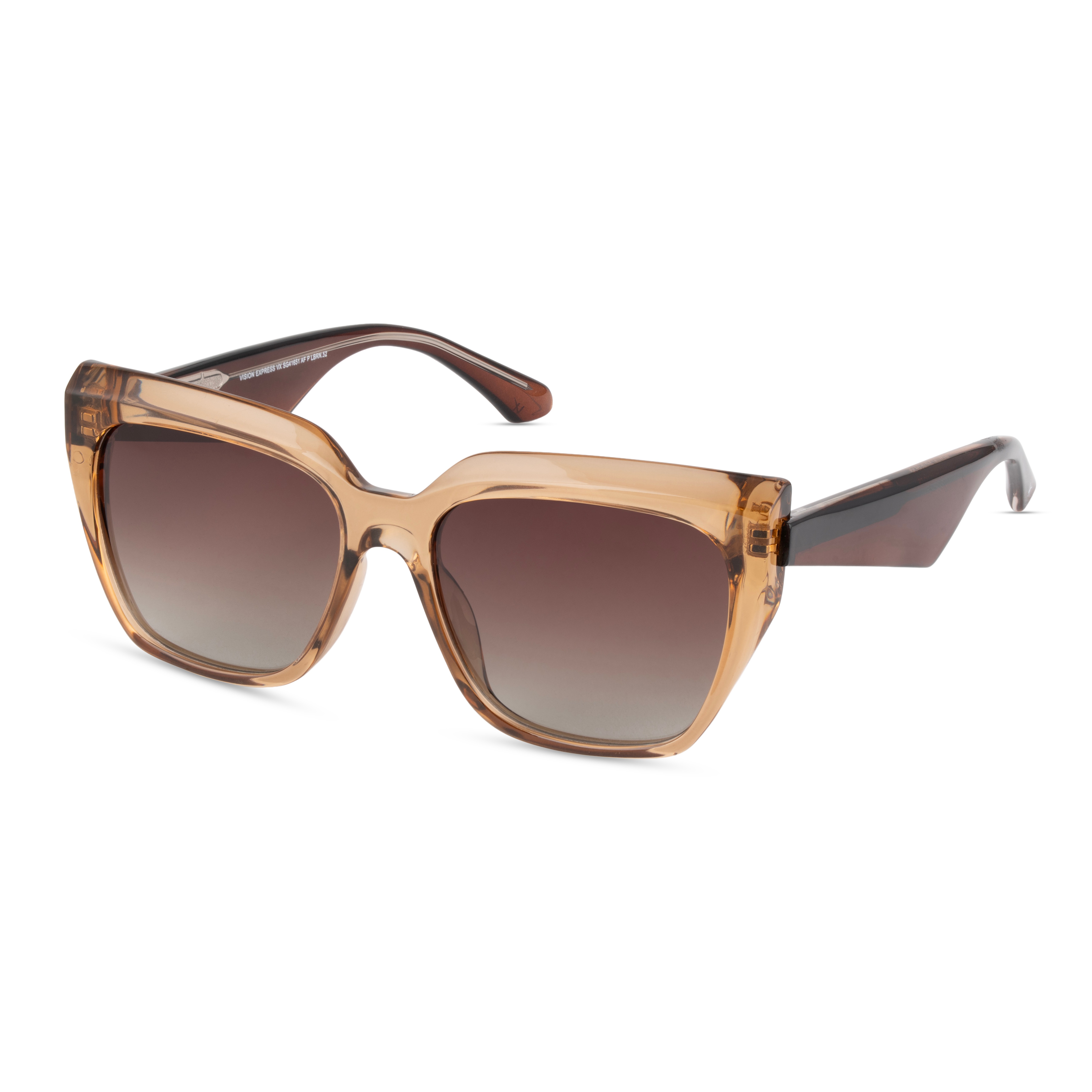 Brown Oval Sunglasses for Women