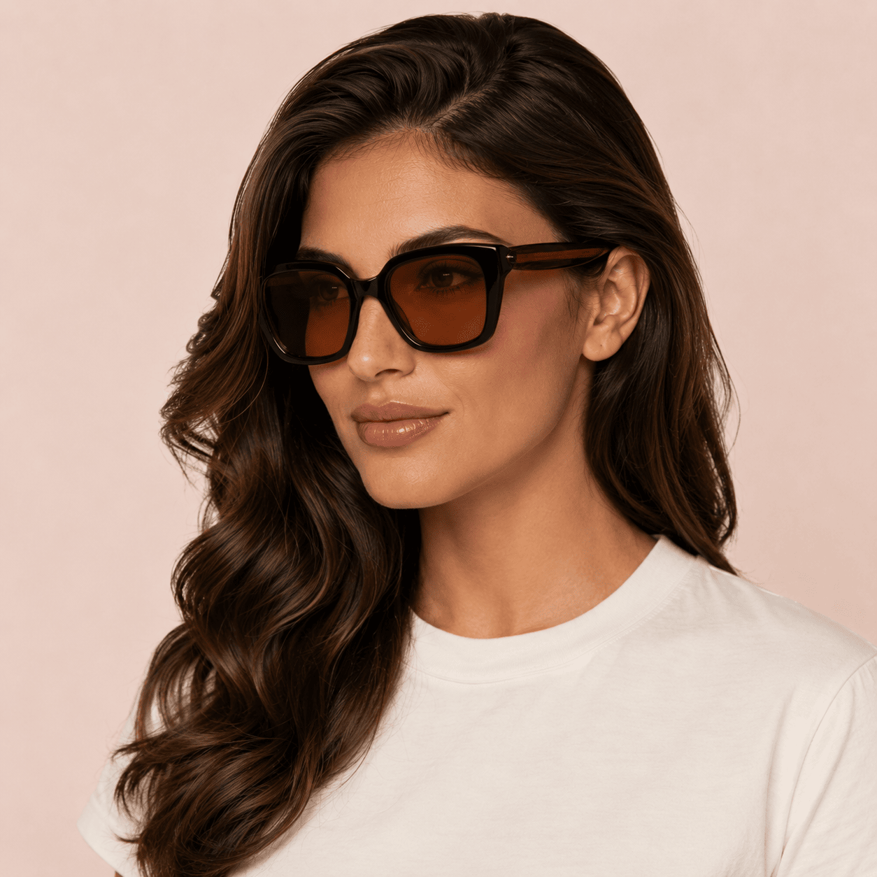 Black Square Sunglasses for Women