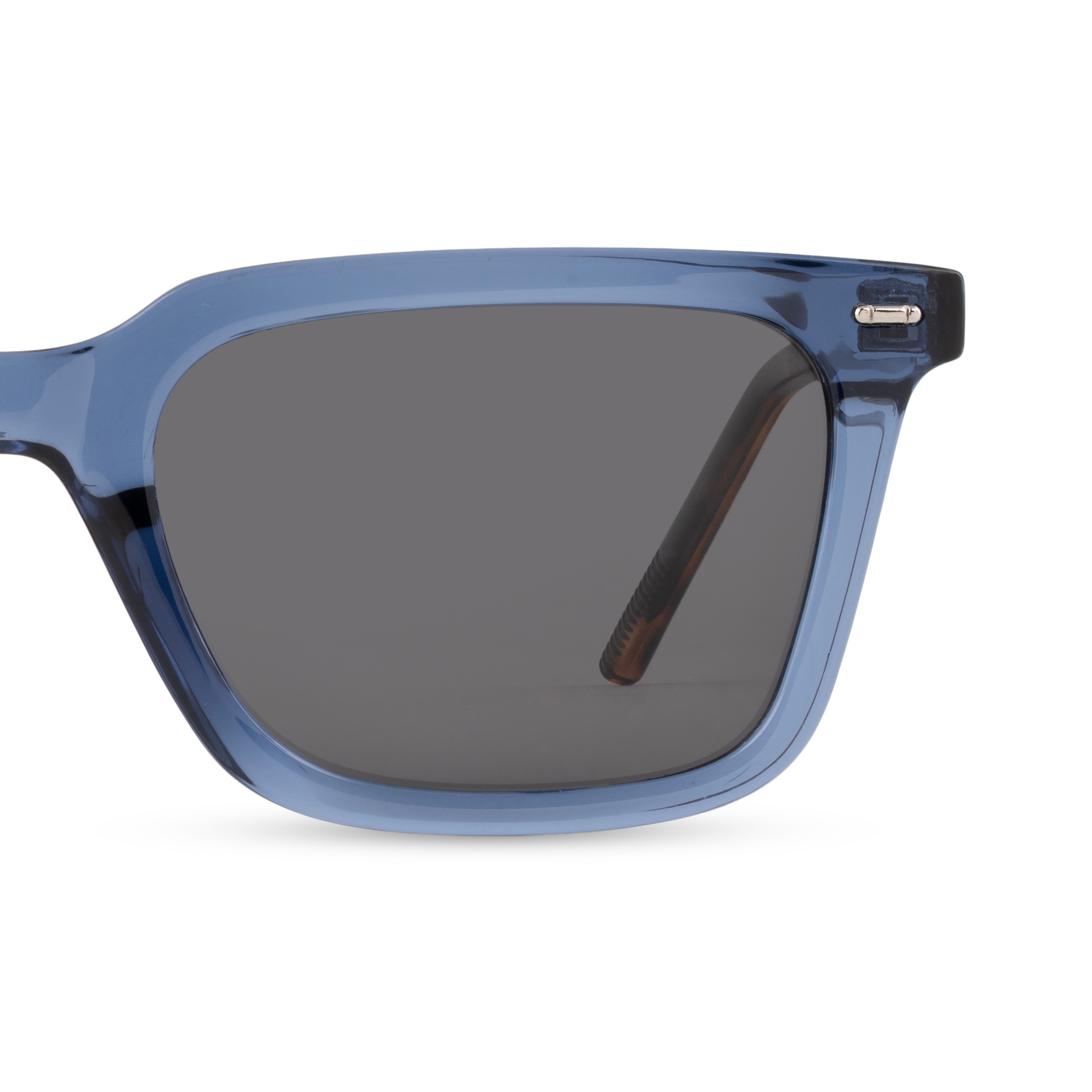 Blue Rectangle Sunglasses for Women
