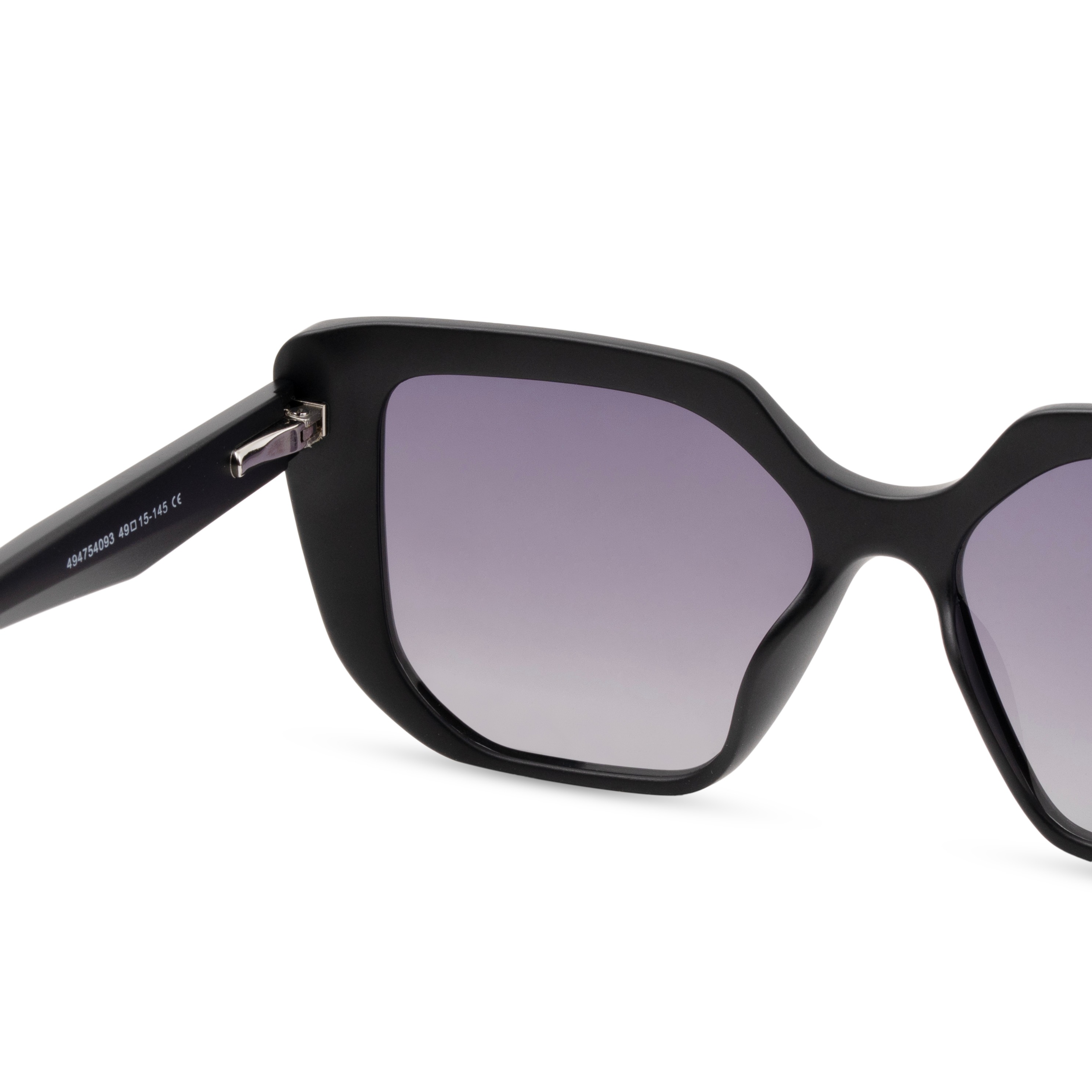Black Rectangle Sunglasses for Women