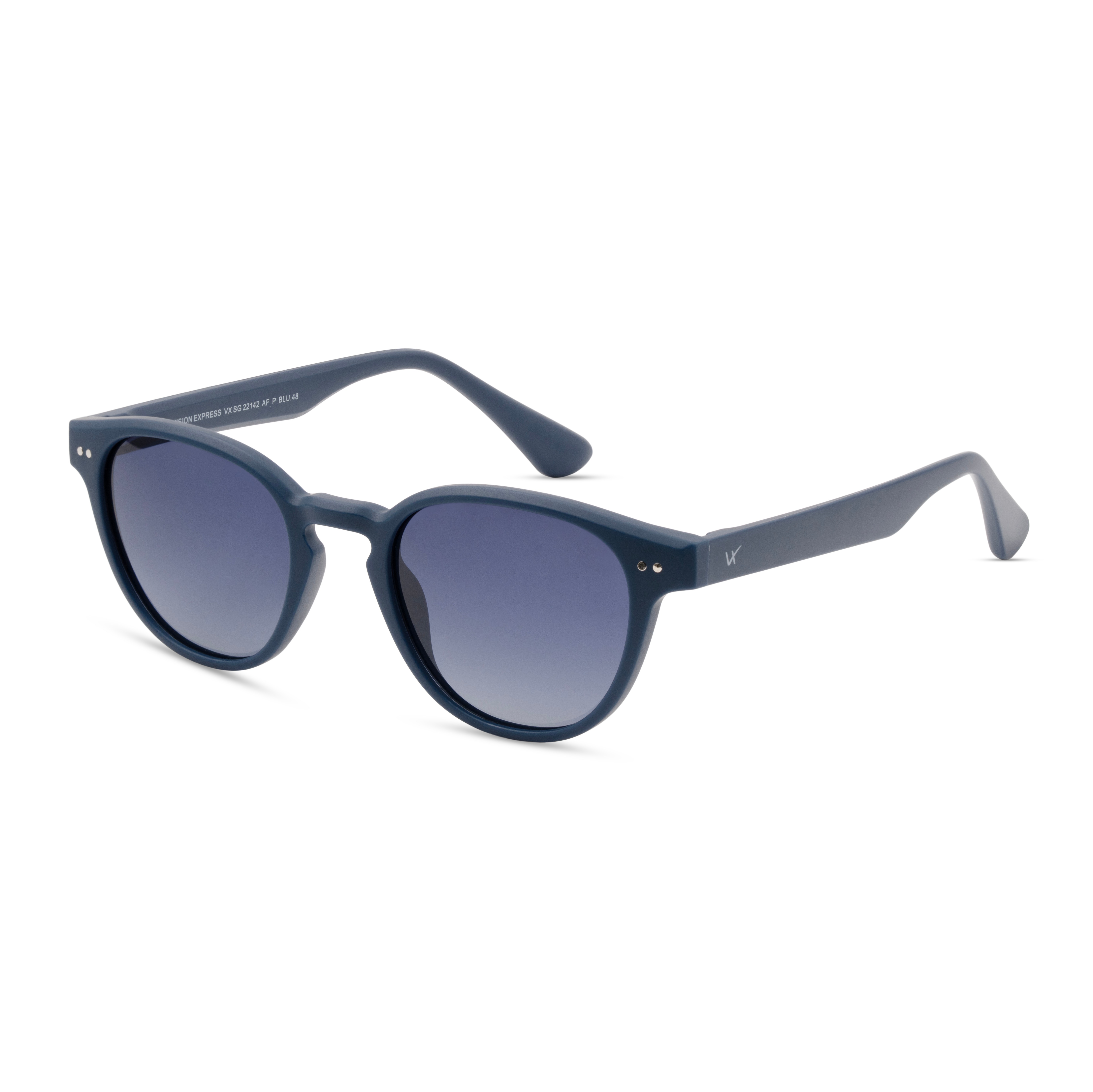 Blue Cat Eye Sunglasses for Men