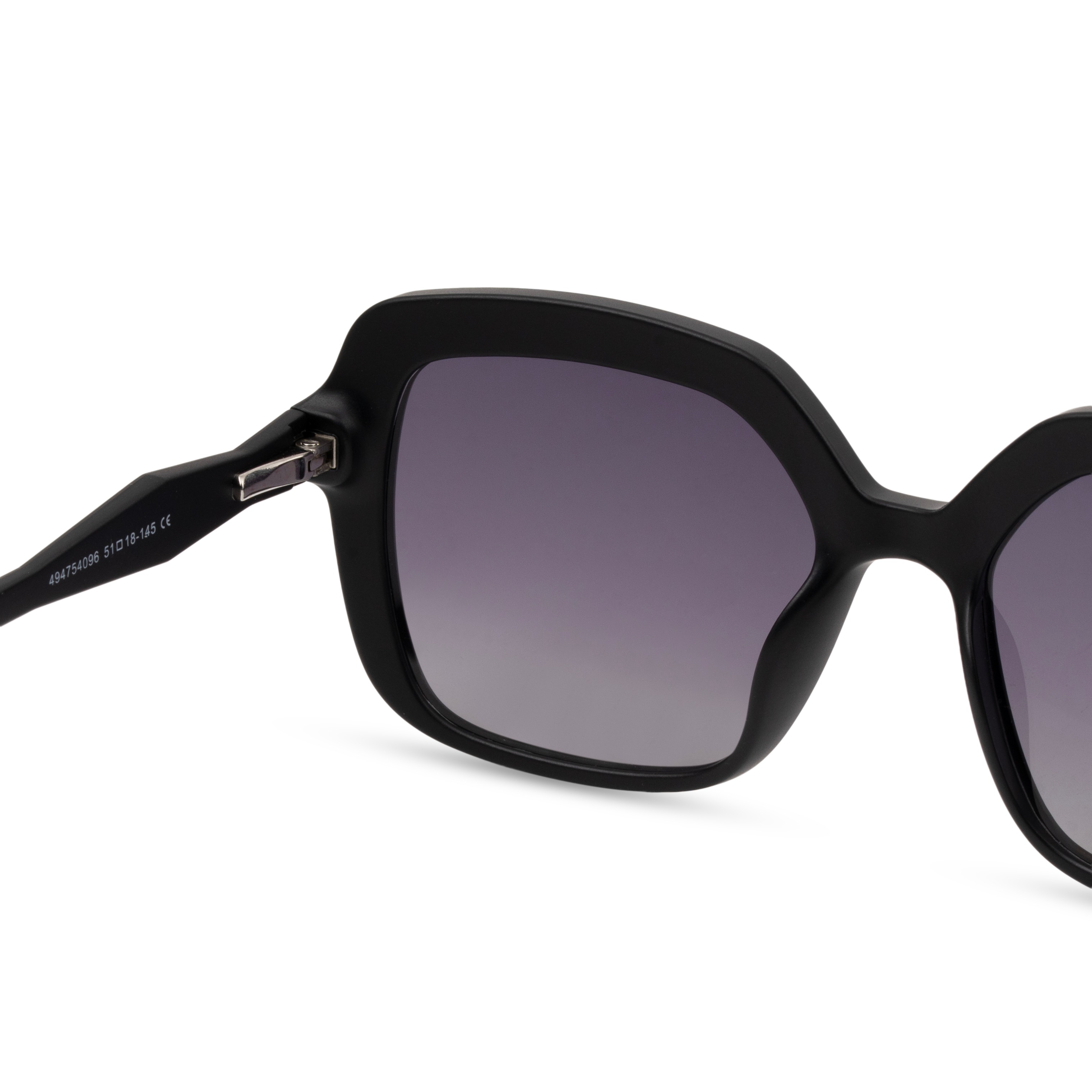 Black Round Sunglasses for Women