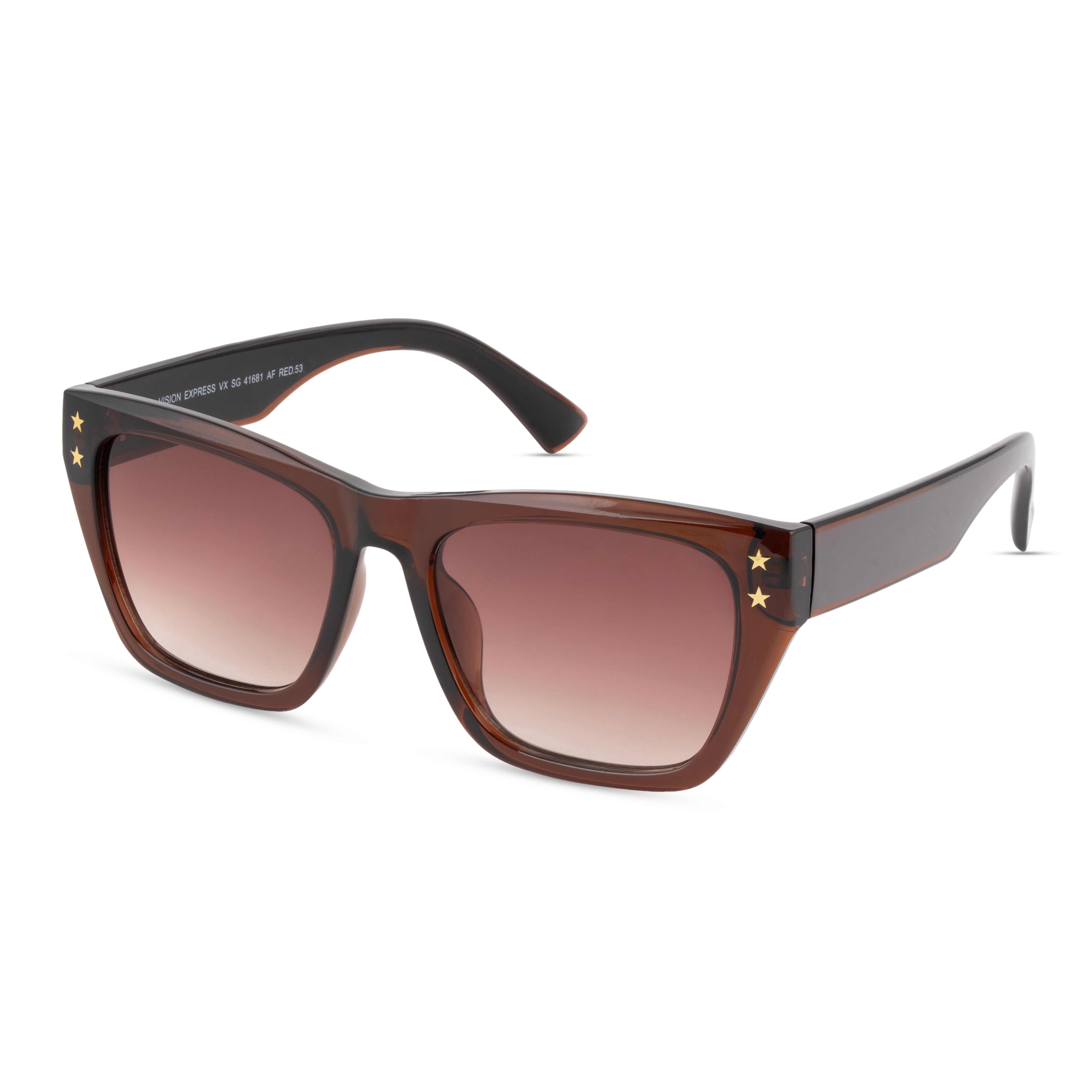 Red Rectangle Sunglasses for Women