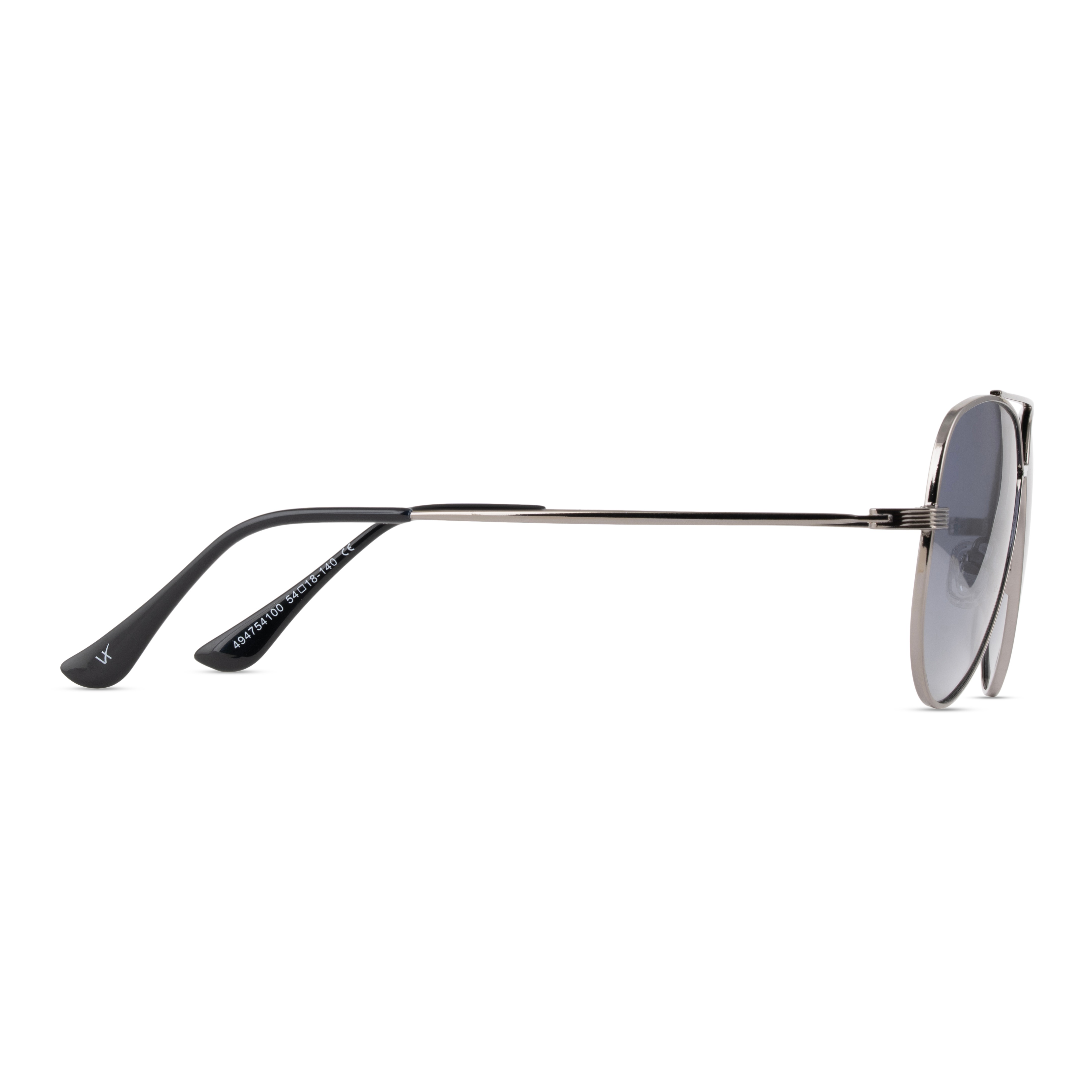 Metallic Rectangle Sunglasses for Men