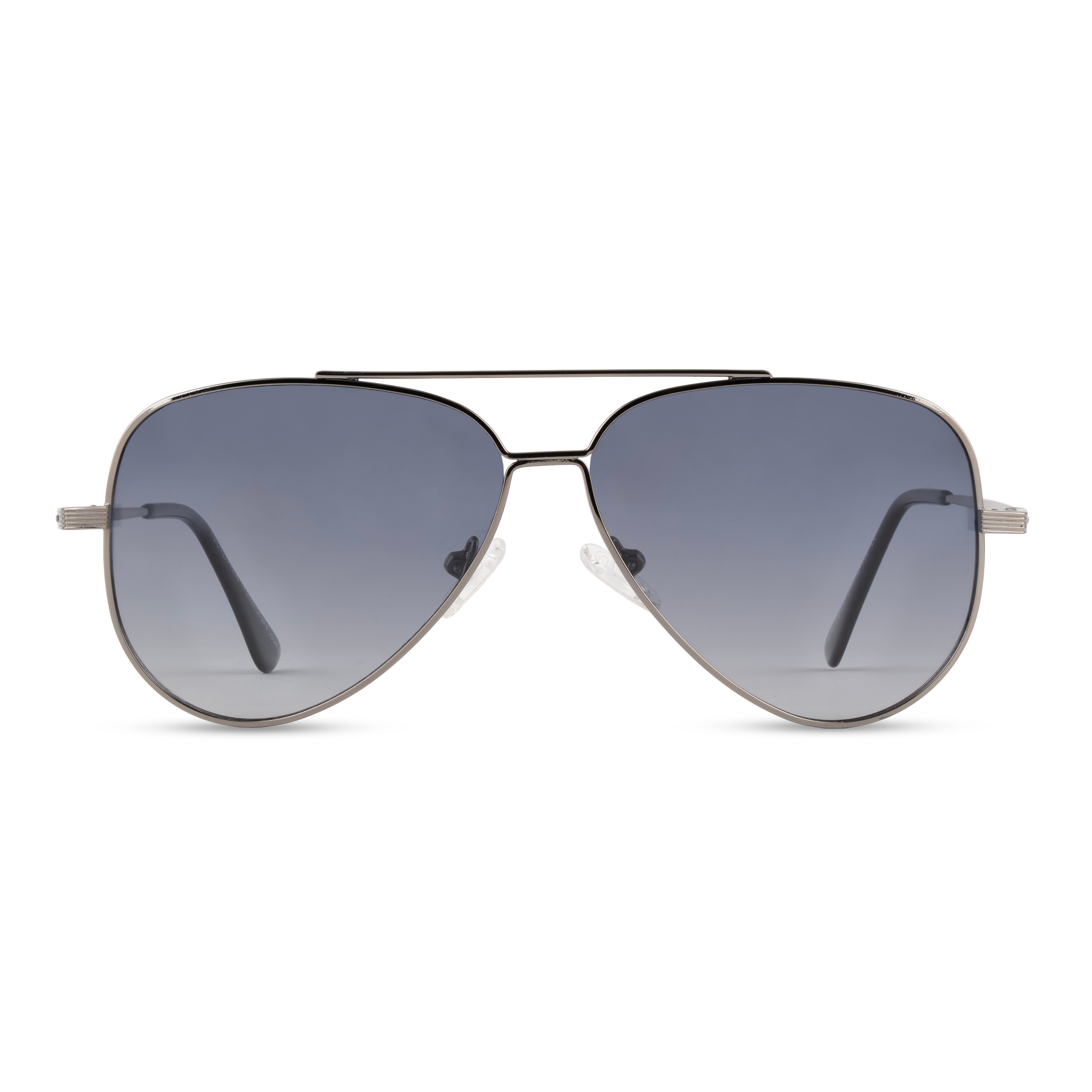 Metallic Rectangle Sunglasses for Men