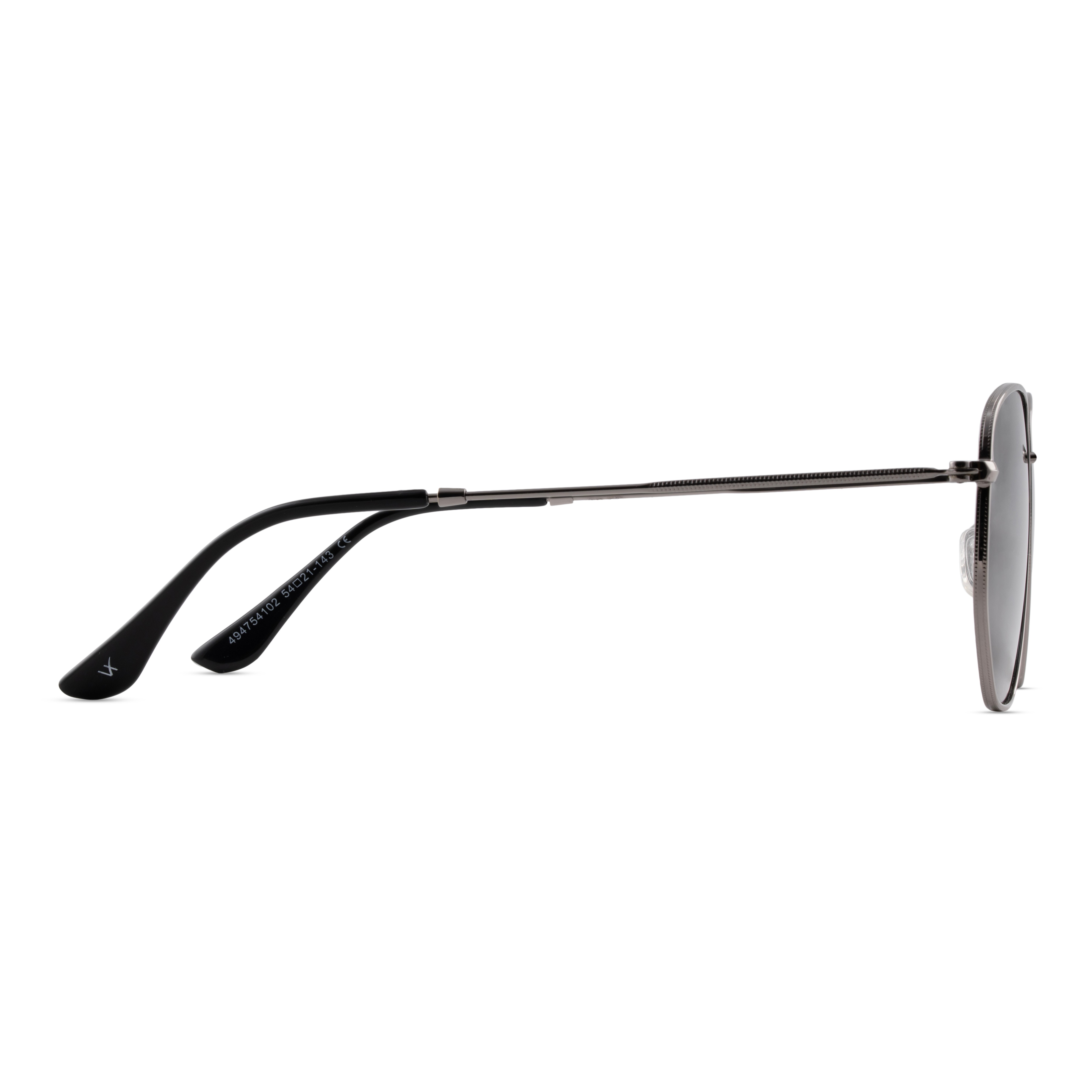 Metallic Aviator Sunglasses for Men