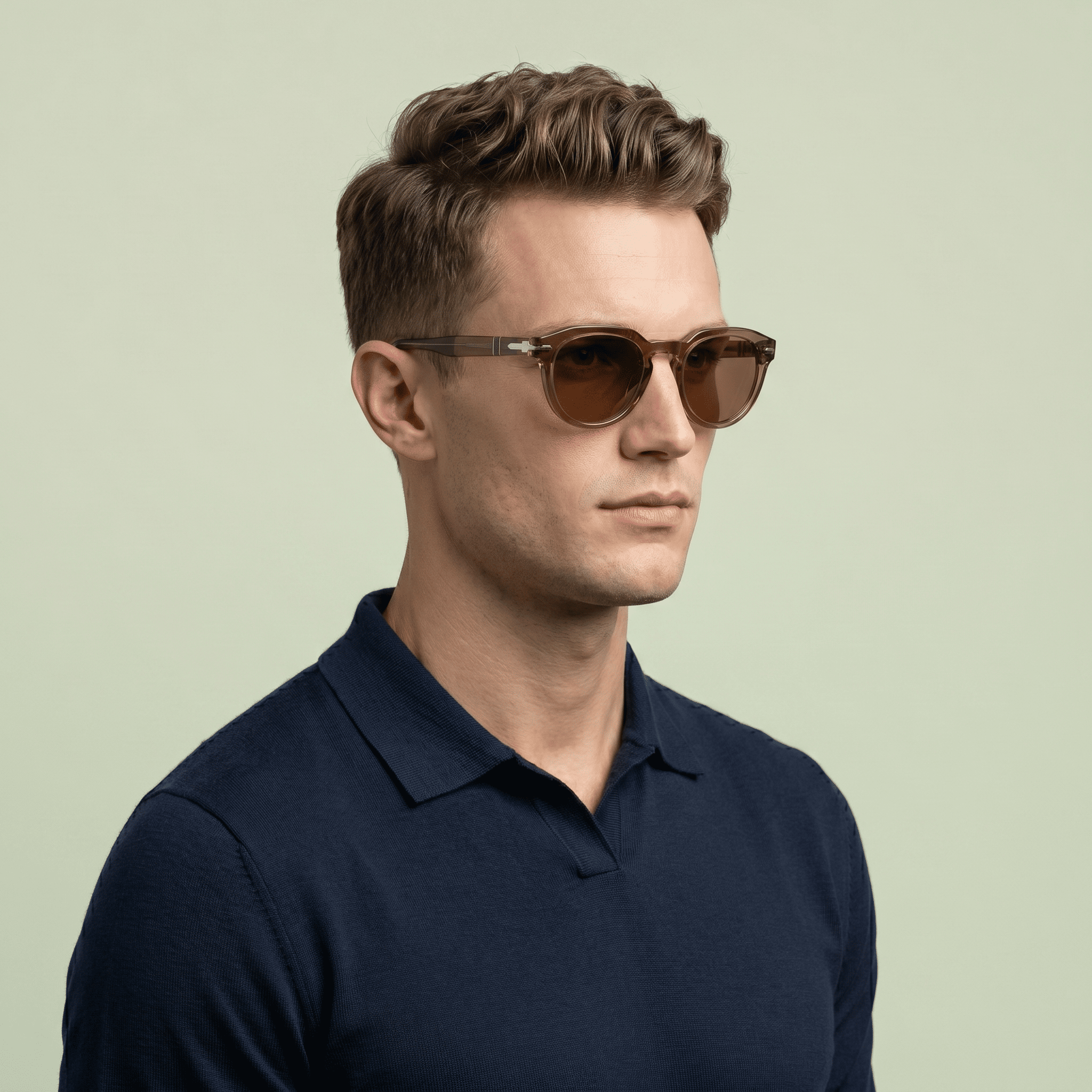 Brown Sports Sunglasses for Men