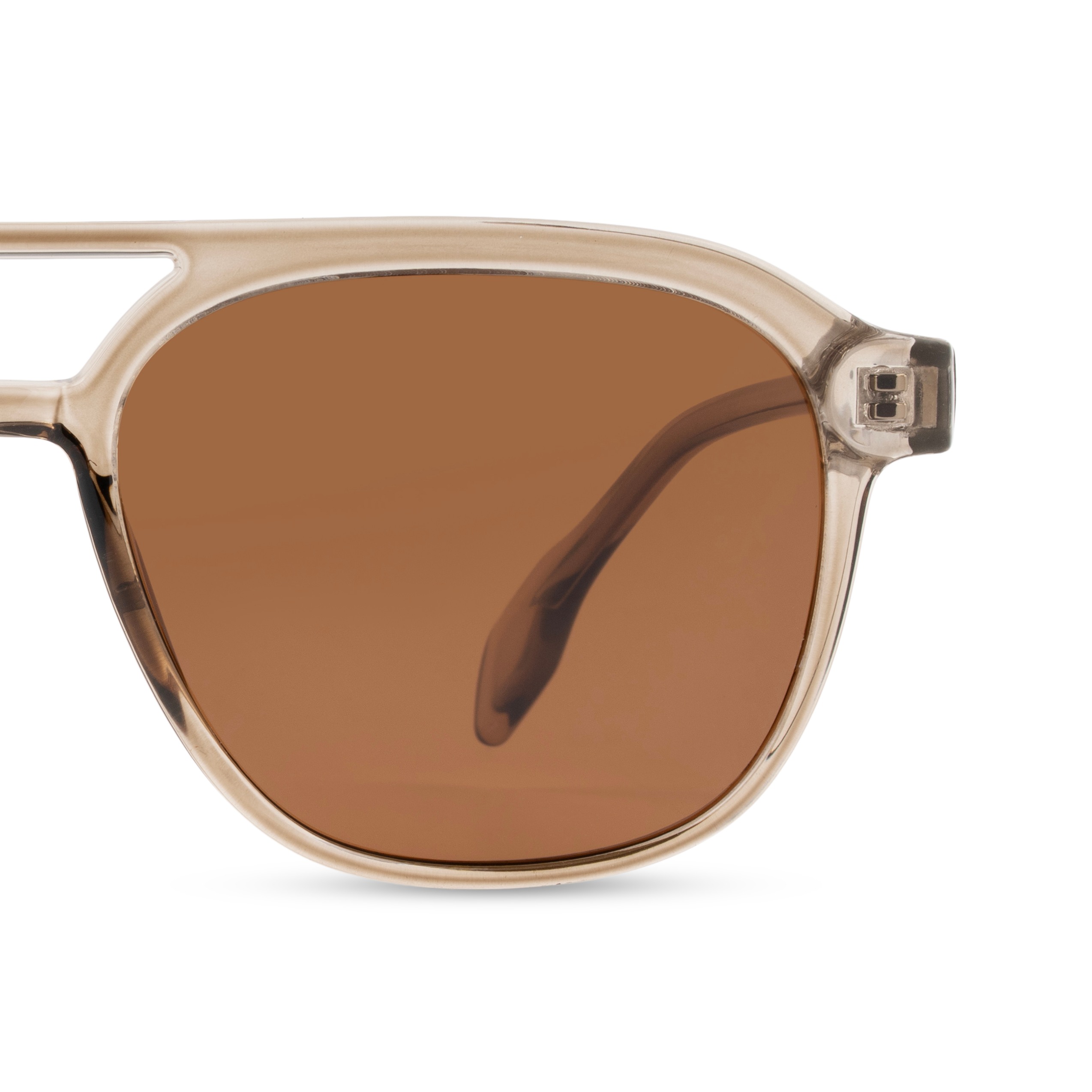 Brown Aviator Sunglasses for Men