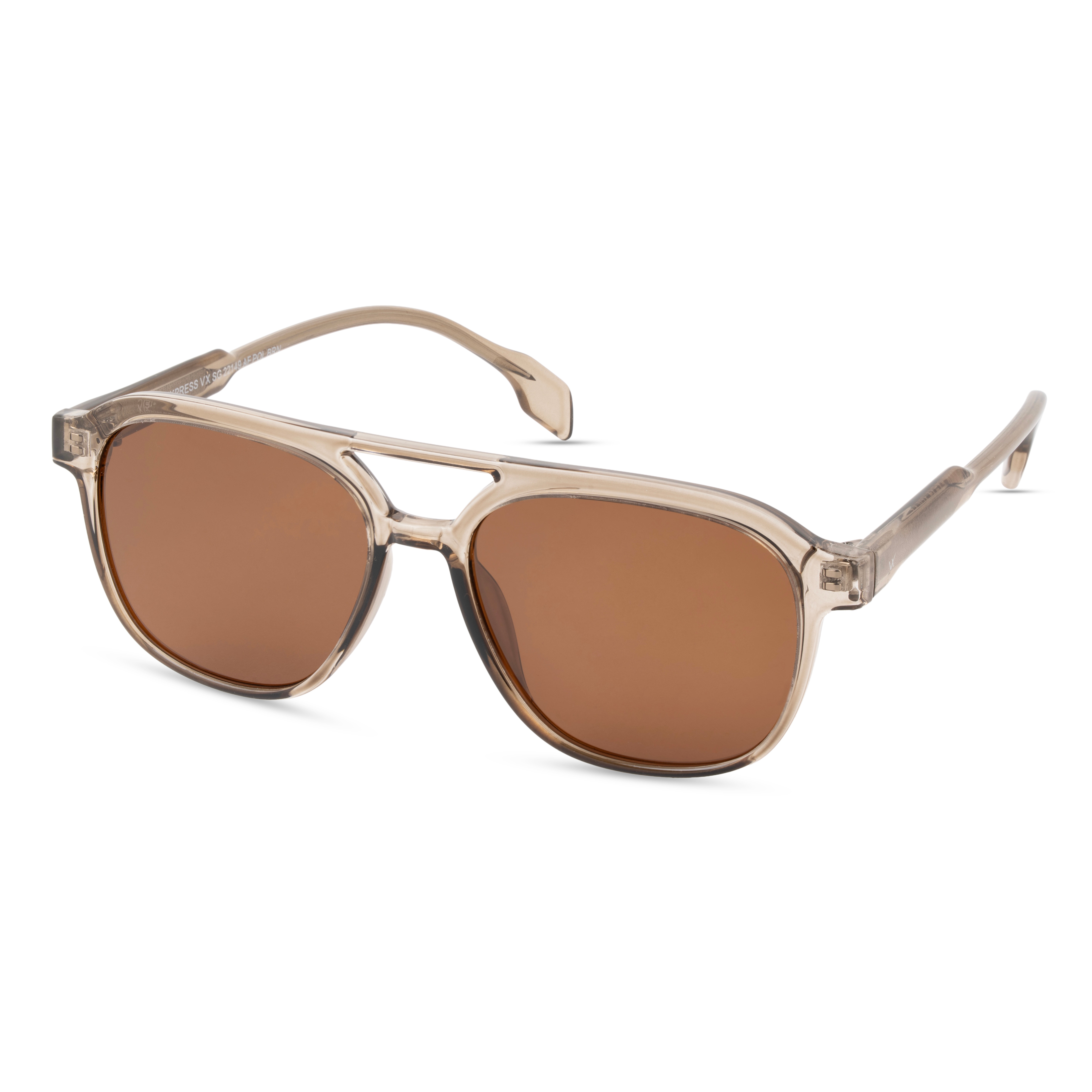 Brown Aviator Sunglasses for Men