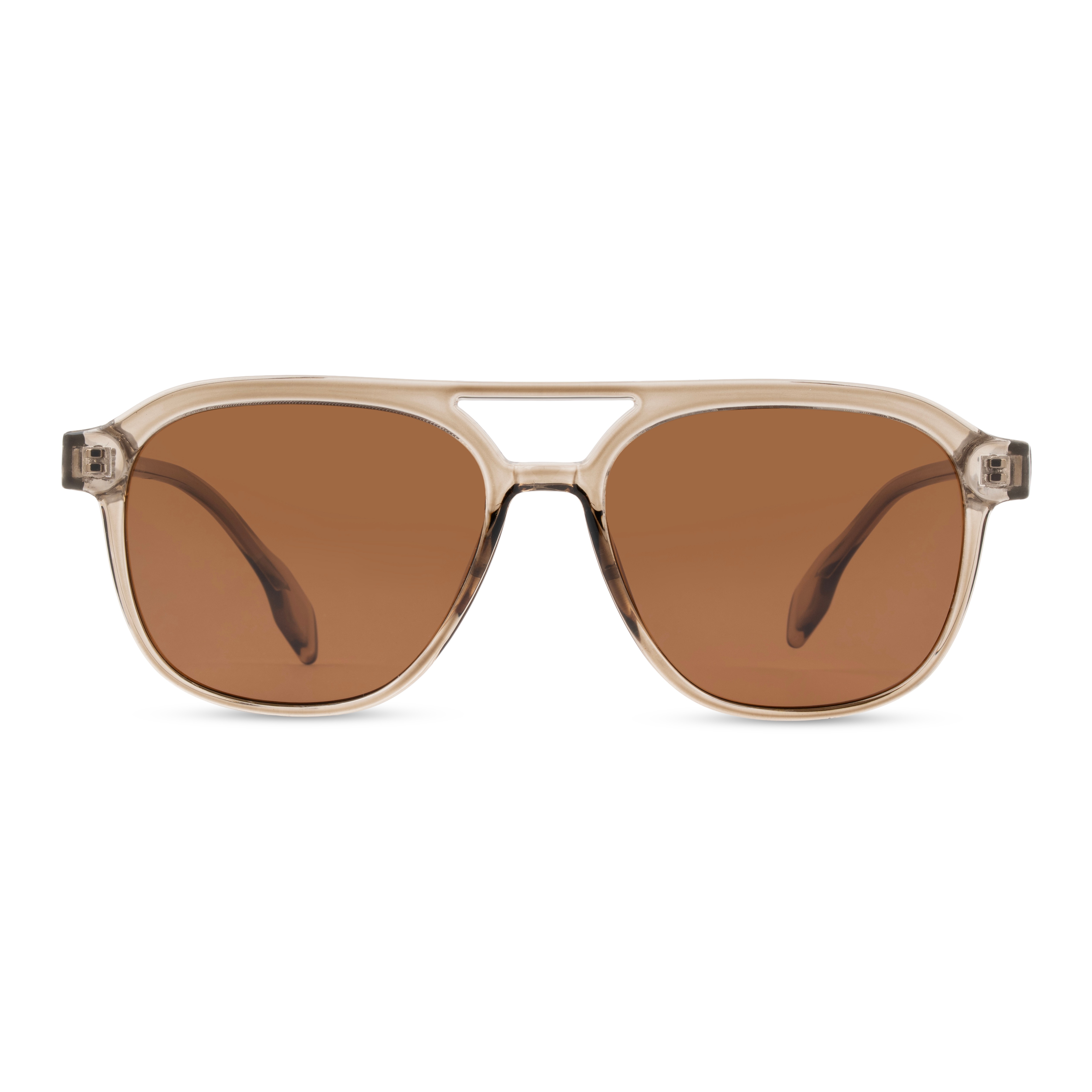 Brown Aviator Sunglasses for Men