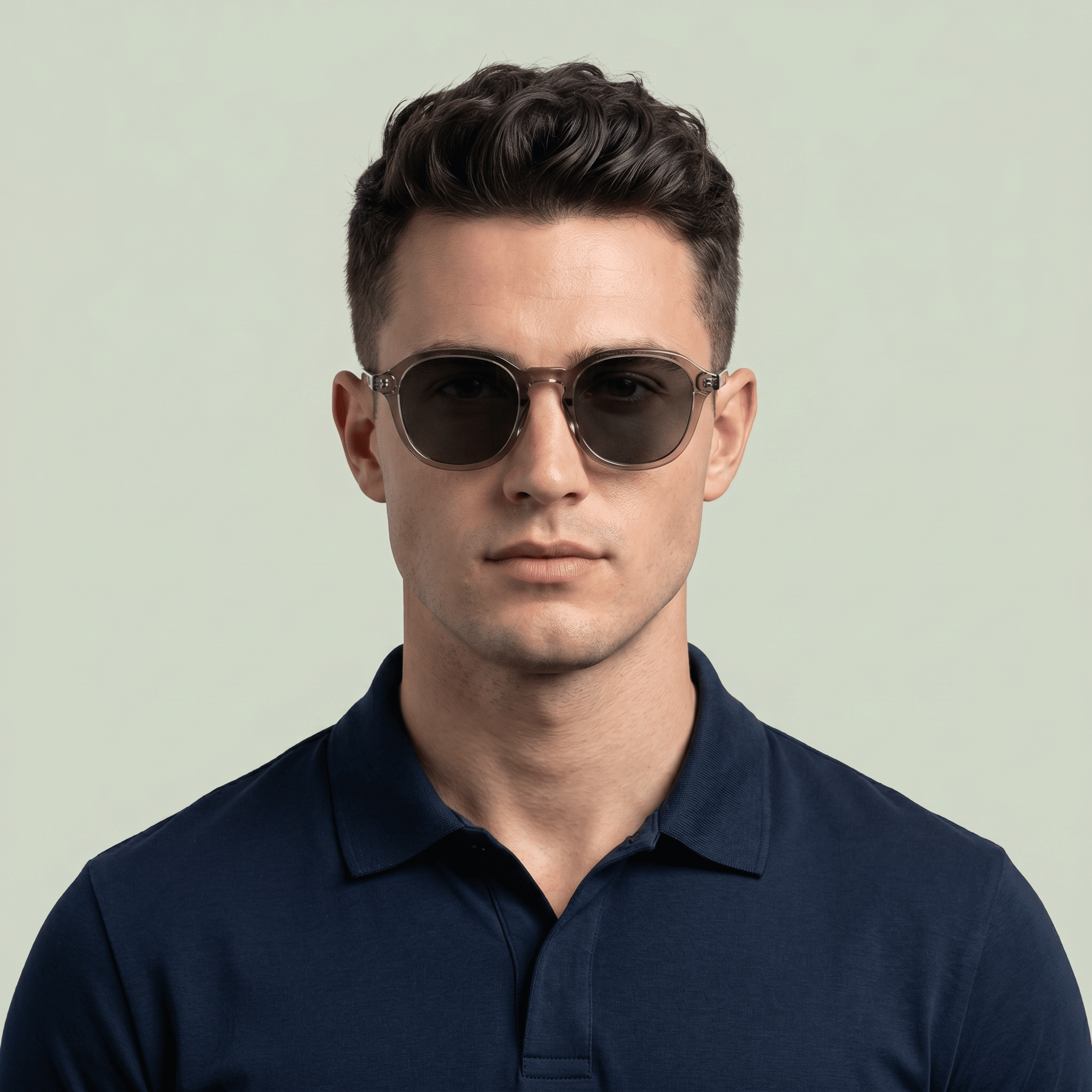Grey Aviator Sunglasses for Men