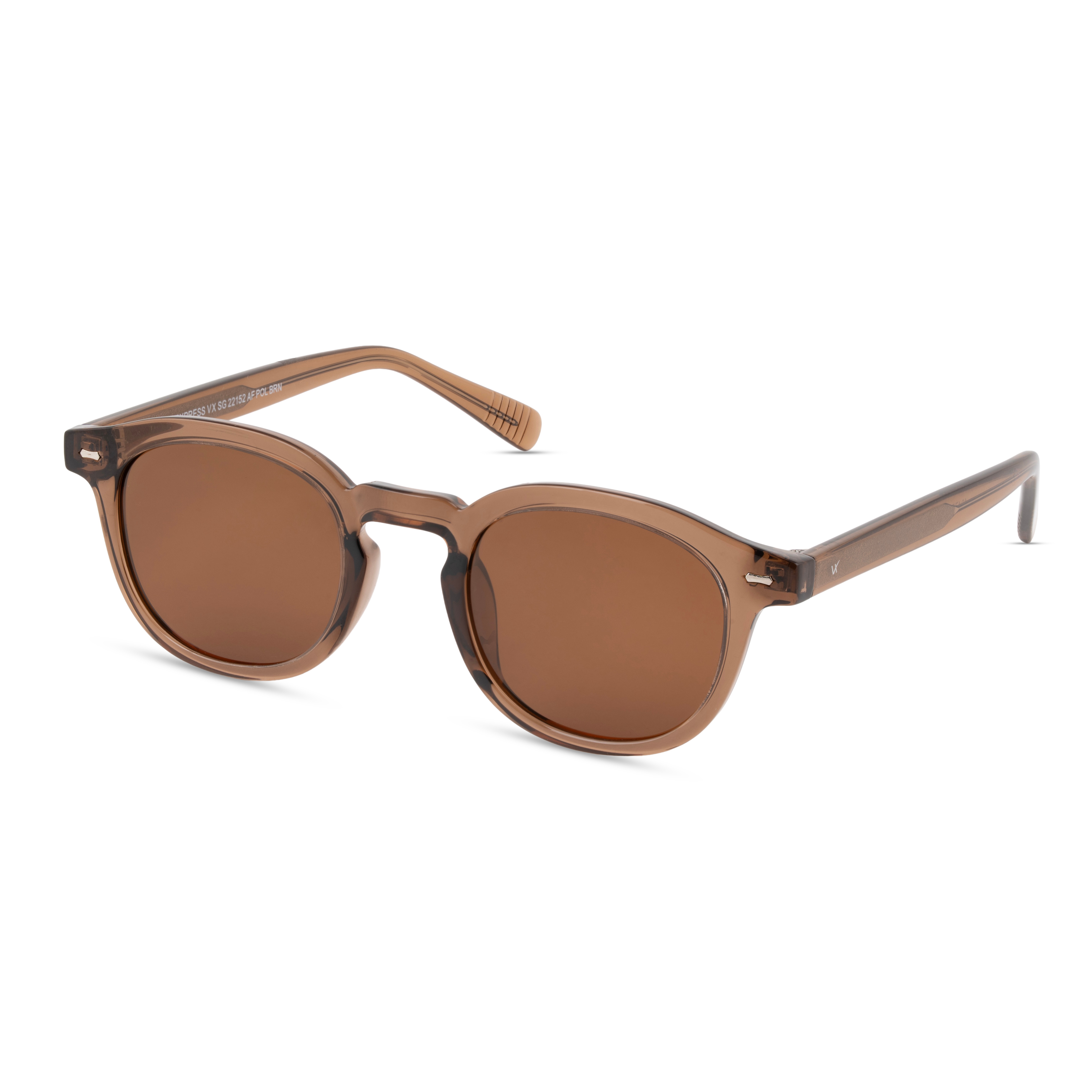 Brown Round Sunglasses for Men