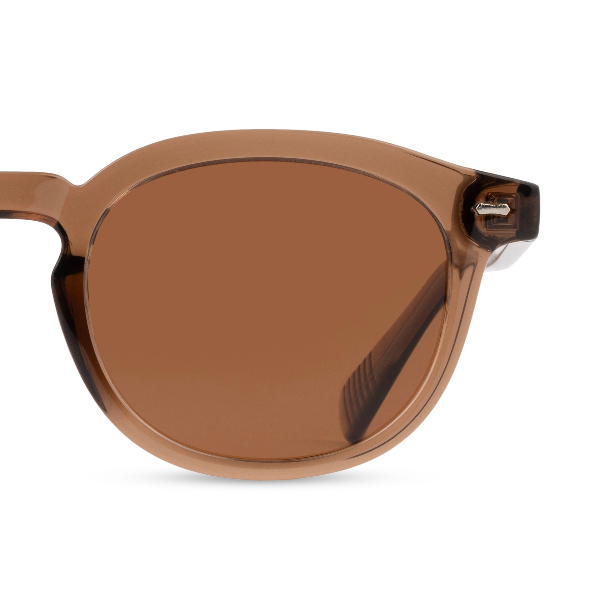 Brown Round Sunglasses for Men