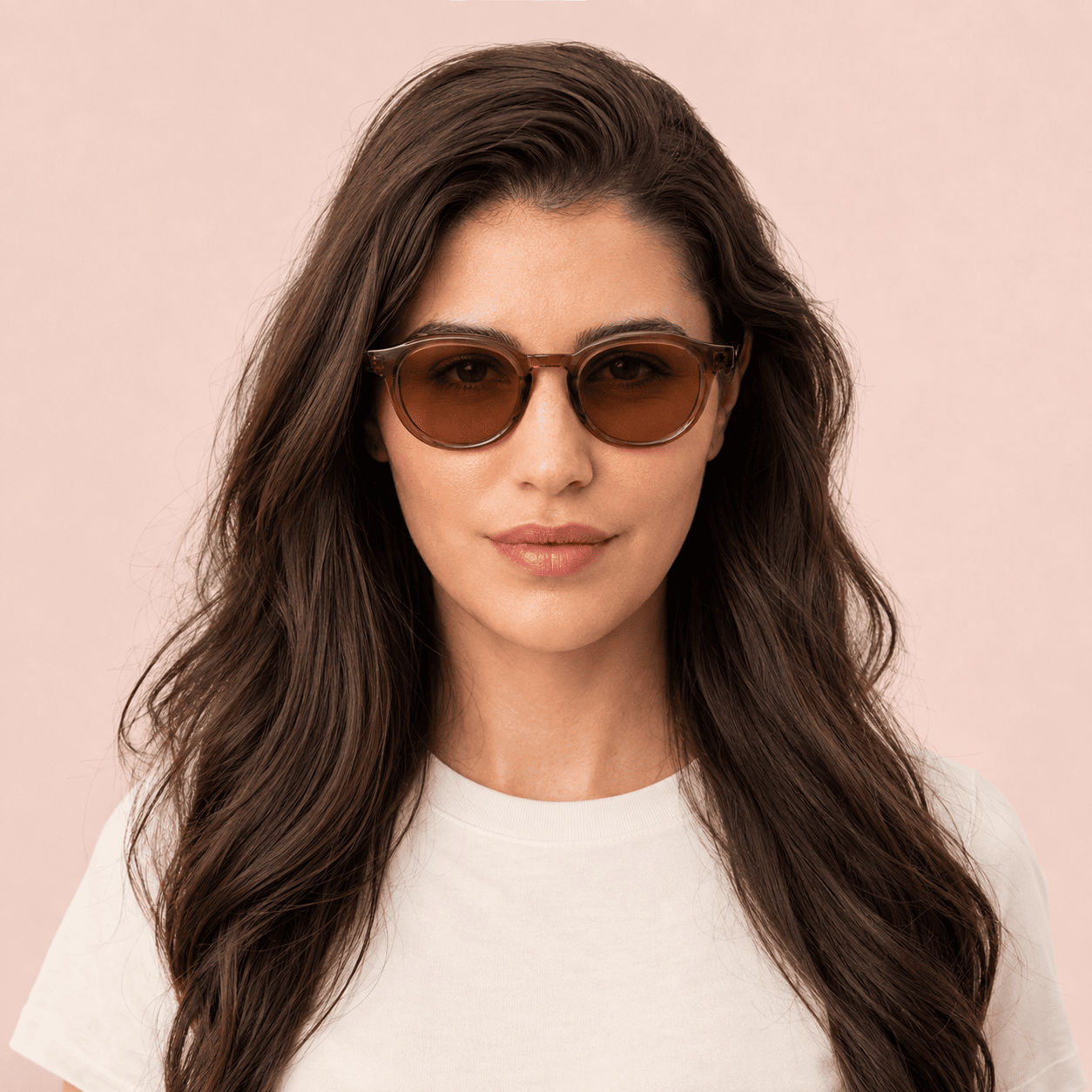 Brown Square Sunglasses for Women