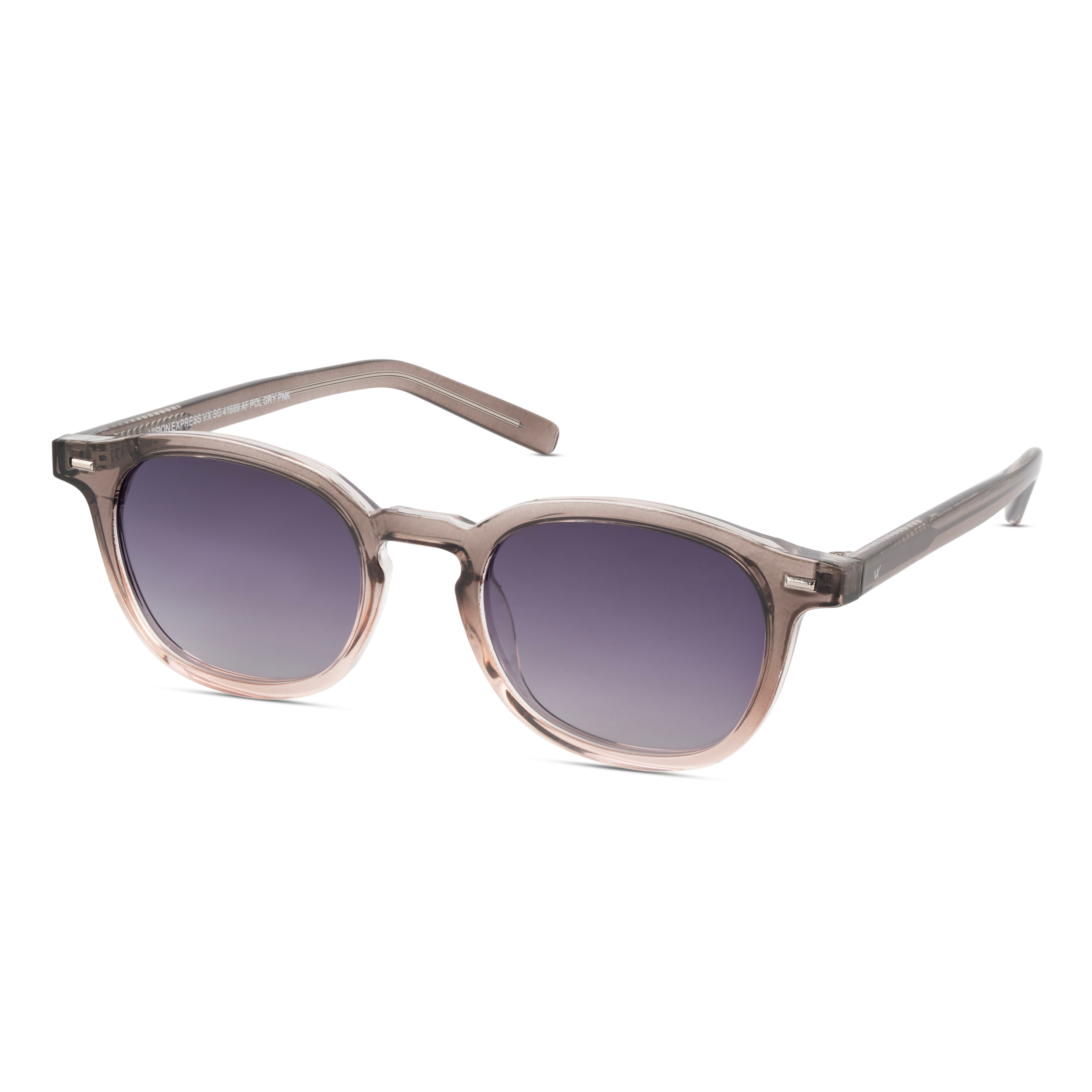 Grey Round Sunglasses for Women
