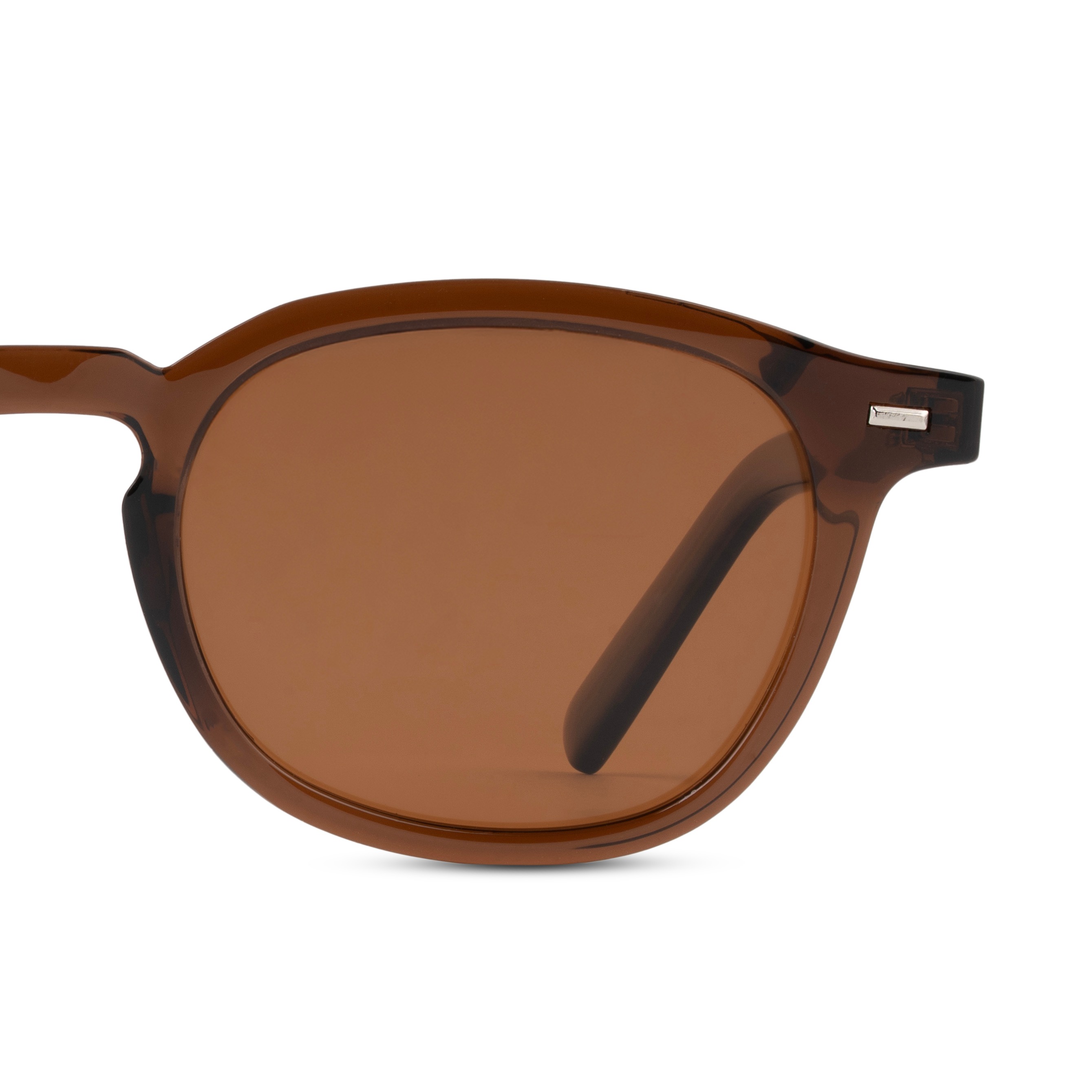 Brown Round Sunglasses for Women