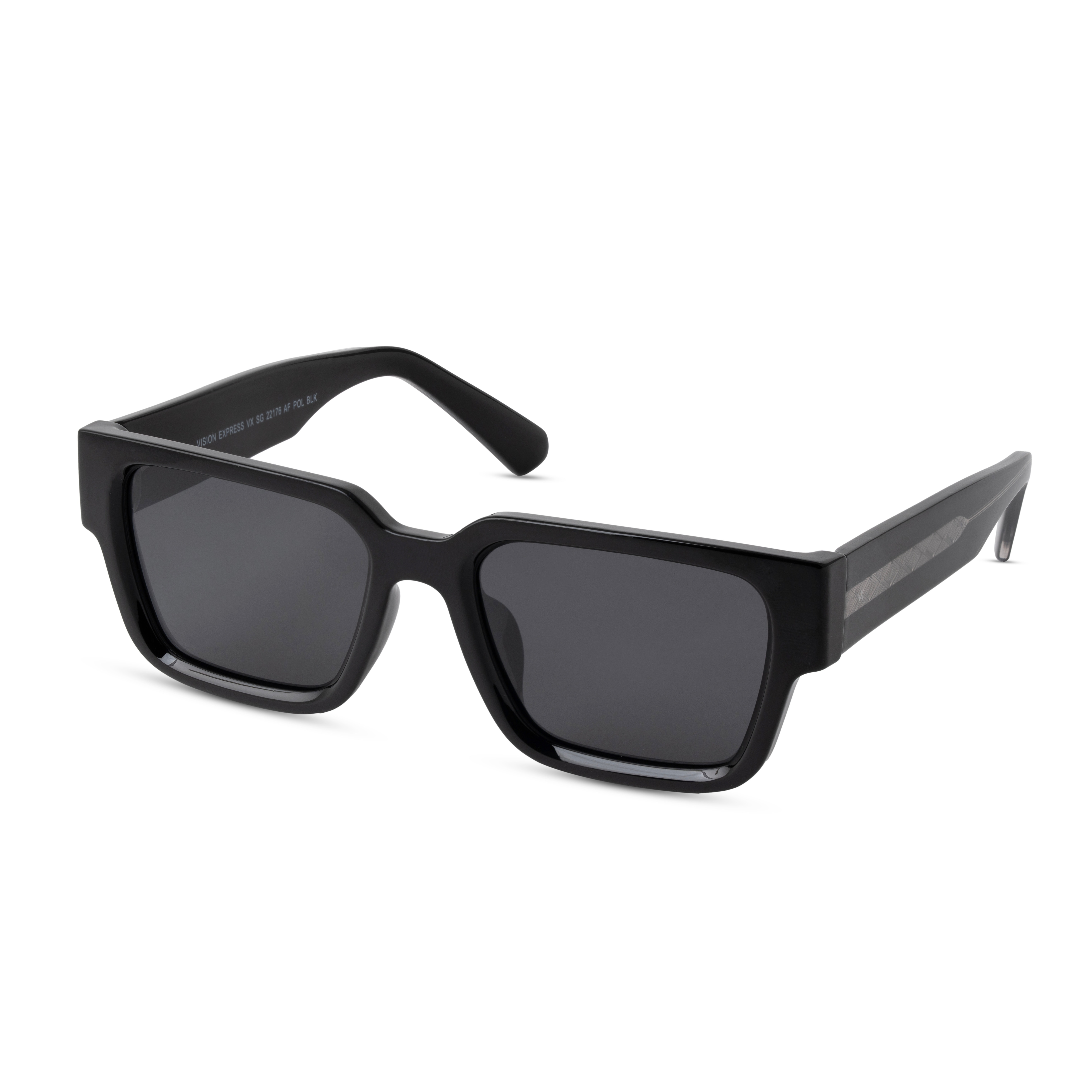 Black Round Sunglasses for Men