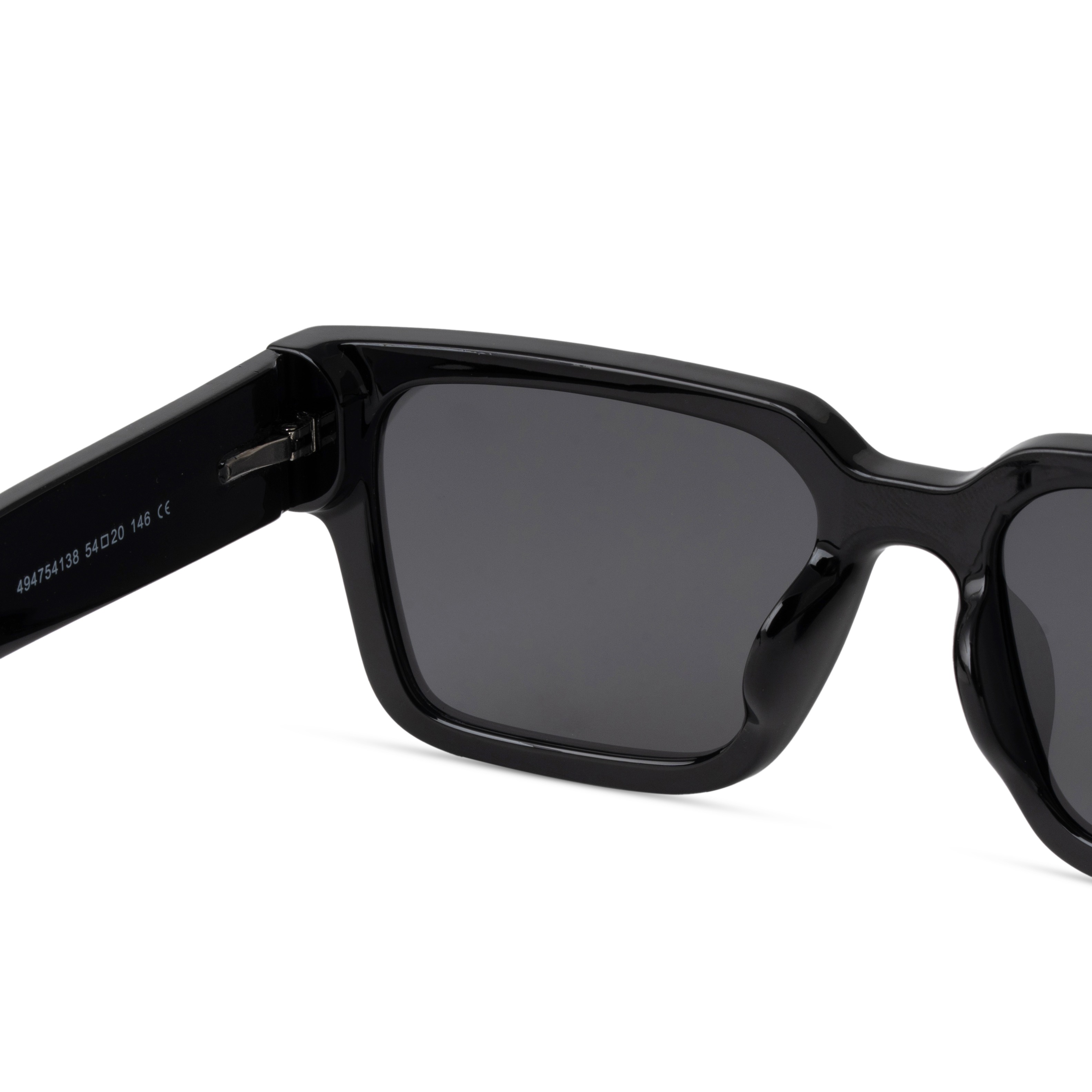 Black Round Sunglasses for Men
